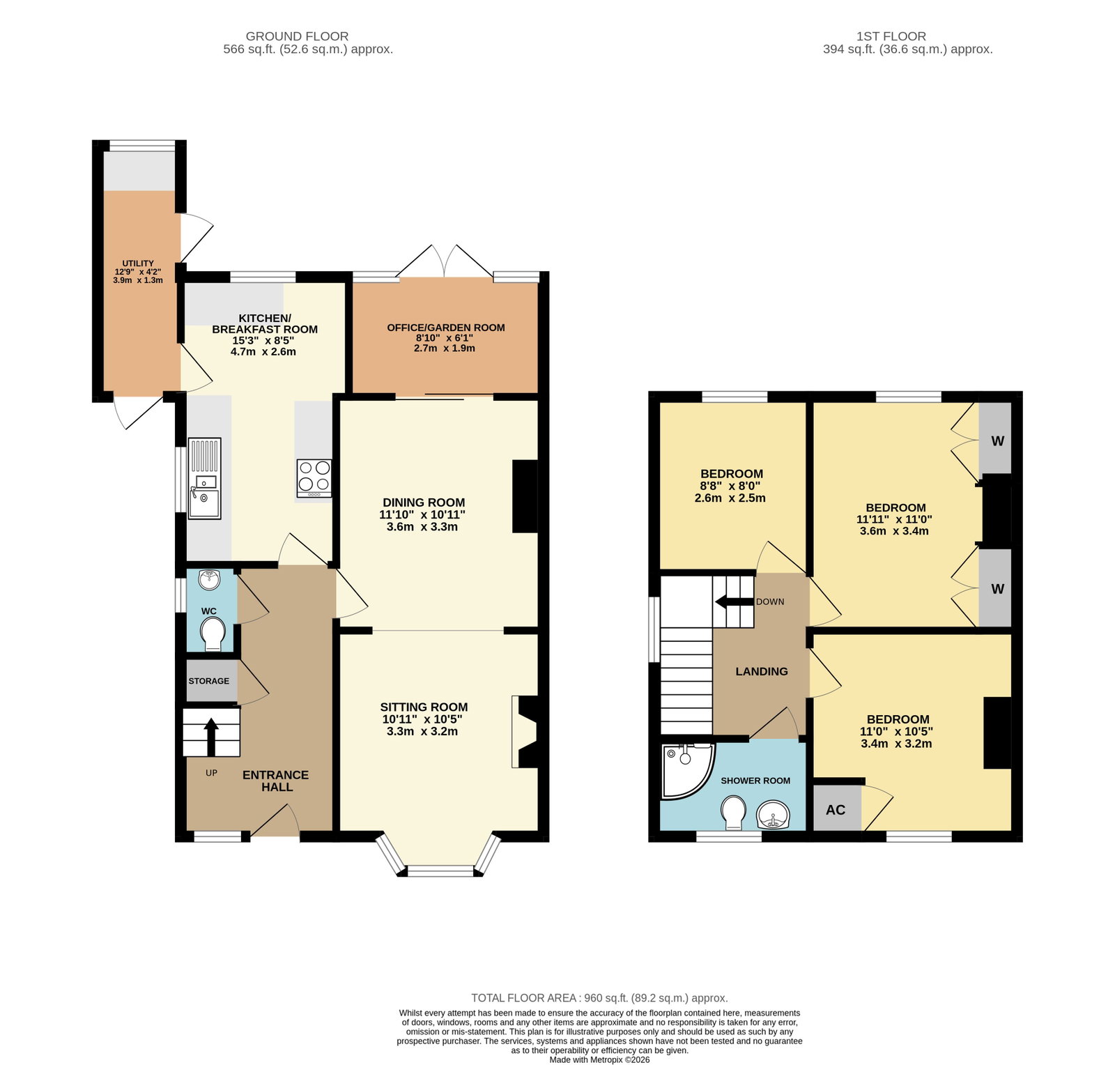44, Somers Park Avenue, Malvern floorplan