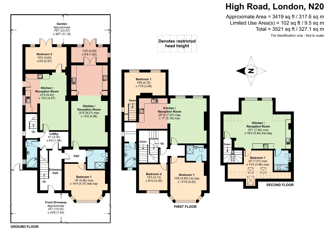 Eden House, 974, High Road, LONDON floorplan