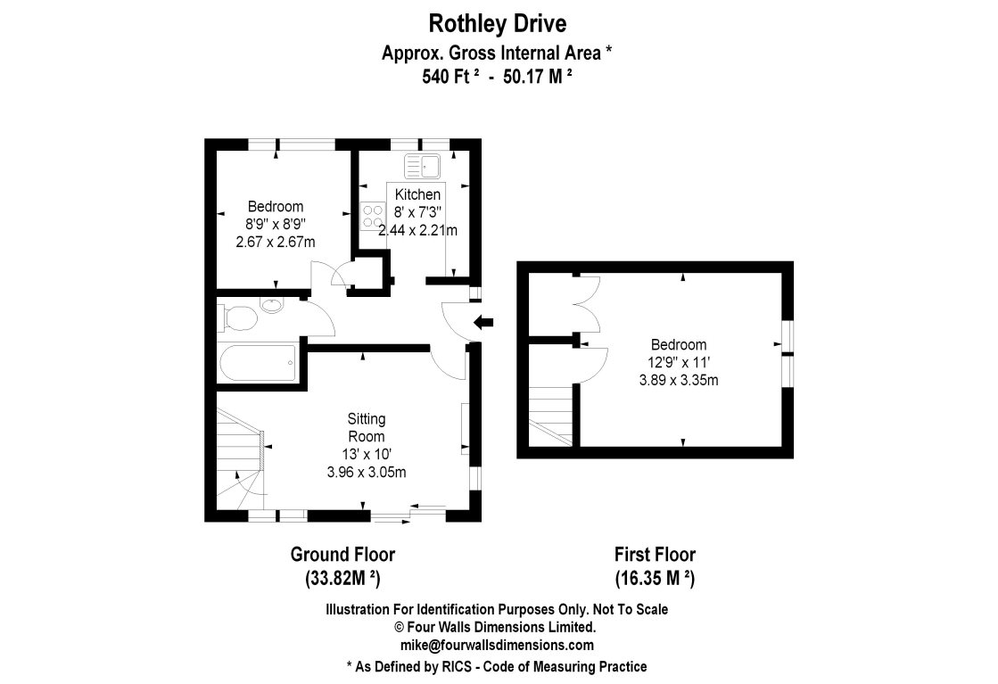 2 Bedrooms Terraced house to rent in Rothley Drive, Shrewsbury, Shropshire SY3