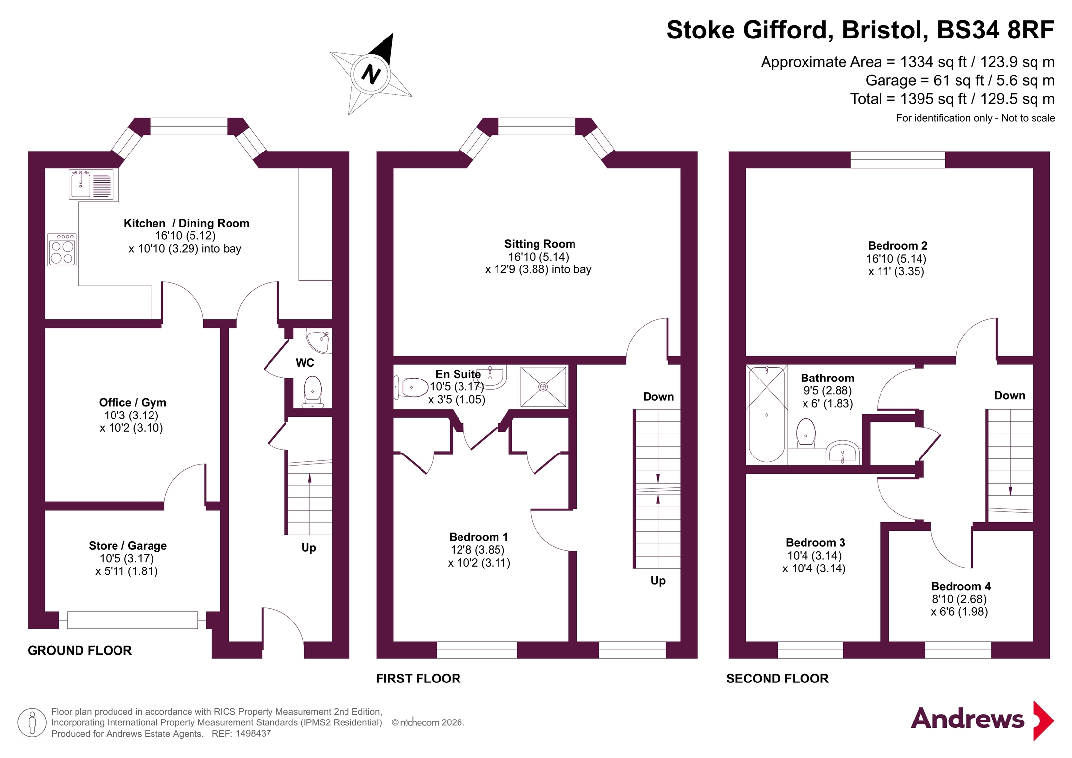 16, Castle Court, Bristol floorplan