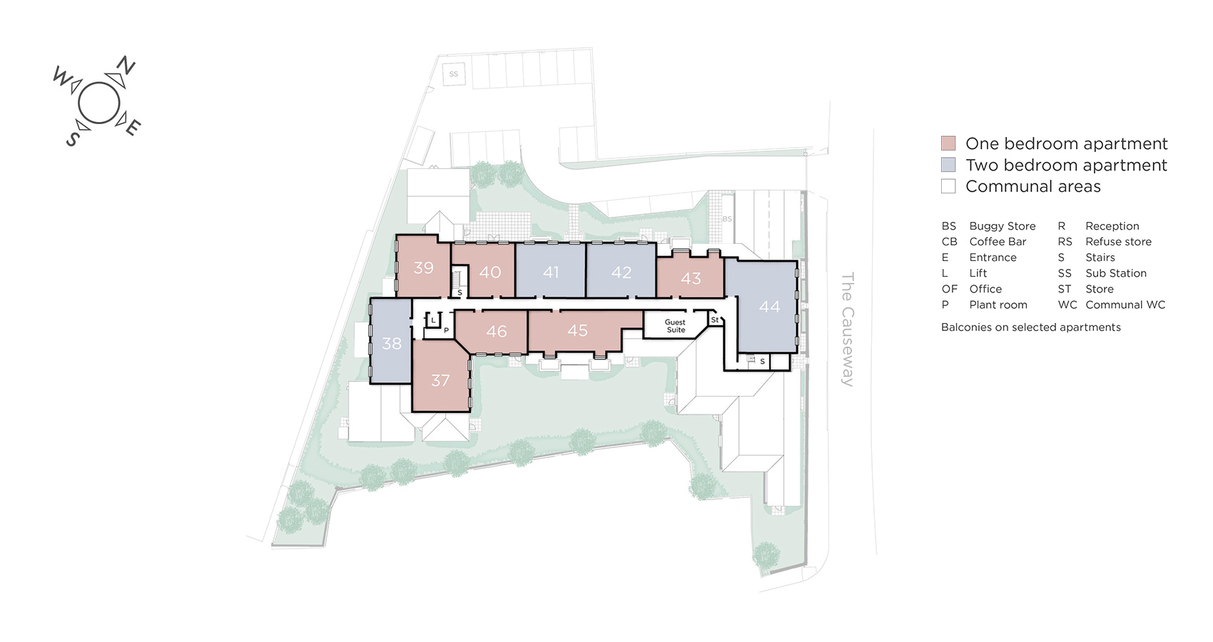 The Causeway, Chippenham, Wiltshire SN15, 1 bedroom triplex for sale