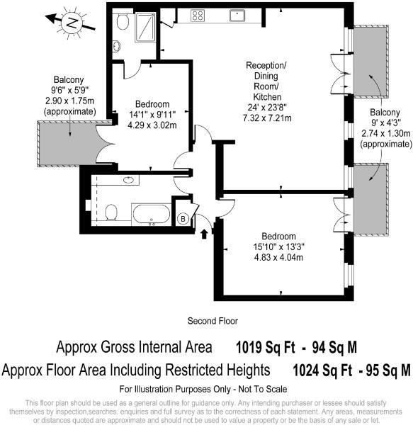 2 Bedrooms Flat to rent in Rufford Street, London N1