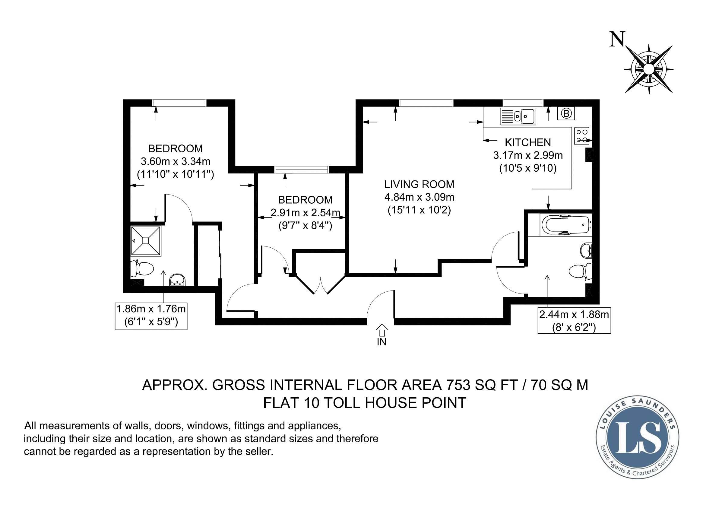 2 Bedrooms Flat for sale in Toll House Point, London Road, St. Albans AL1