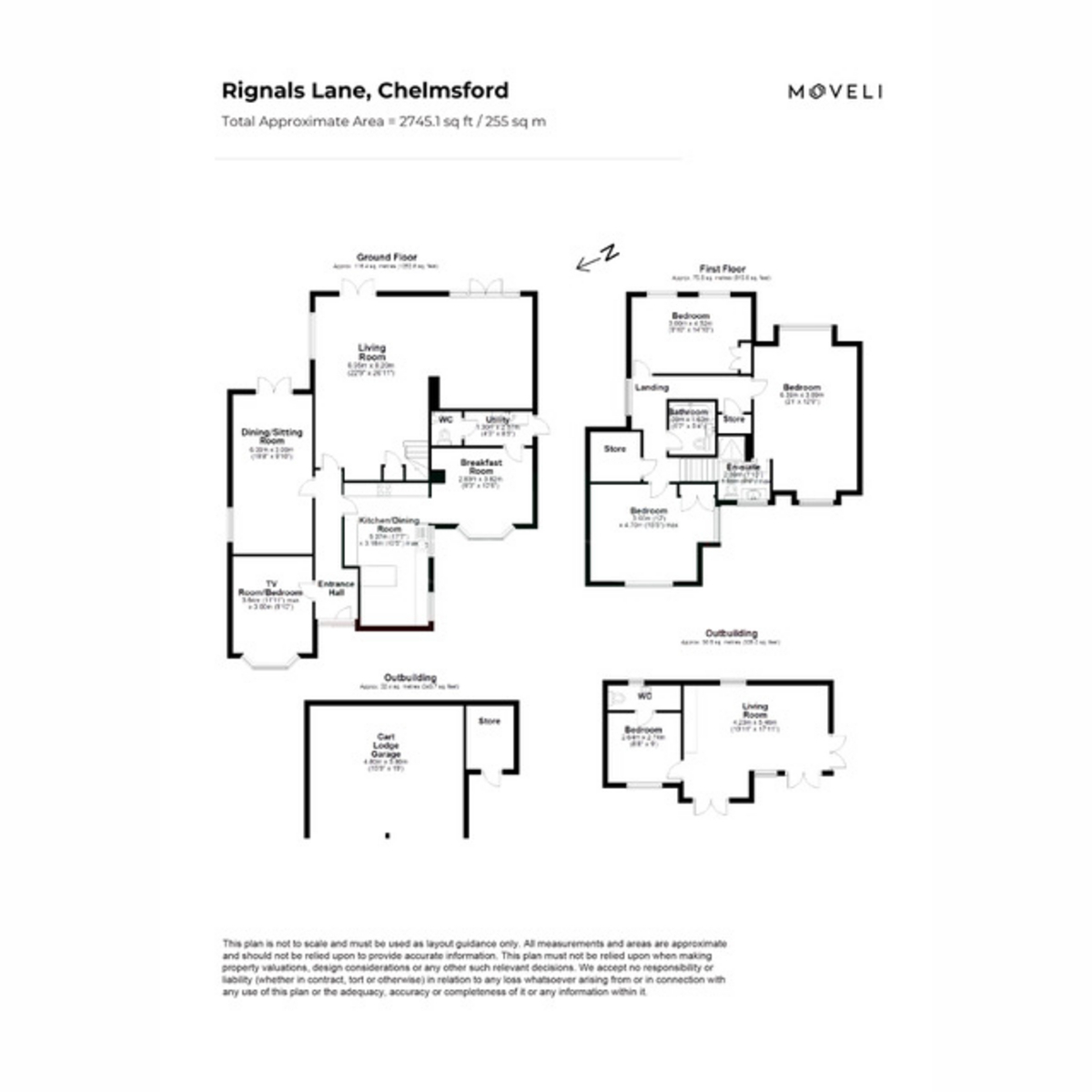23, Rignals Lane, Chelmsford floorplan