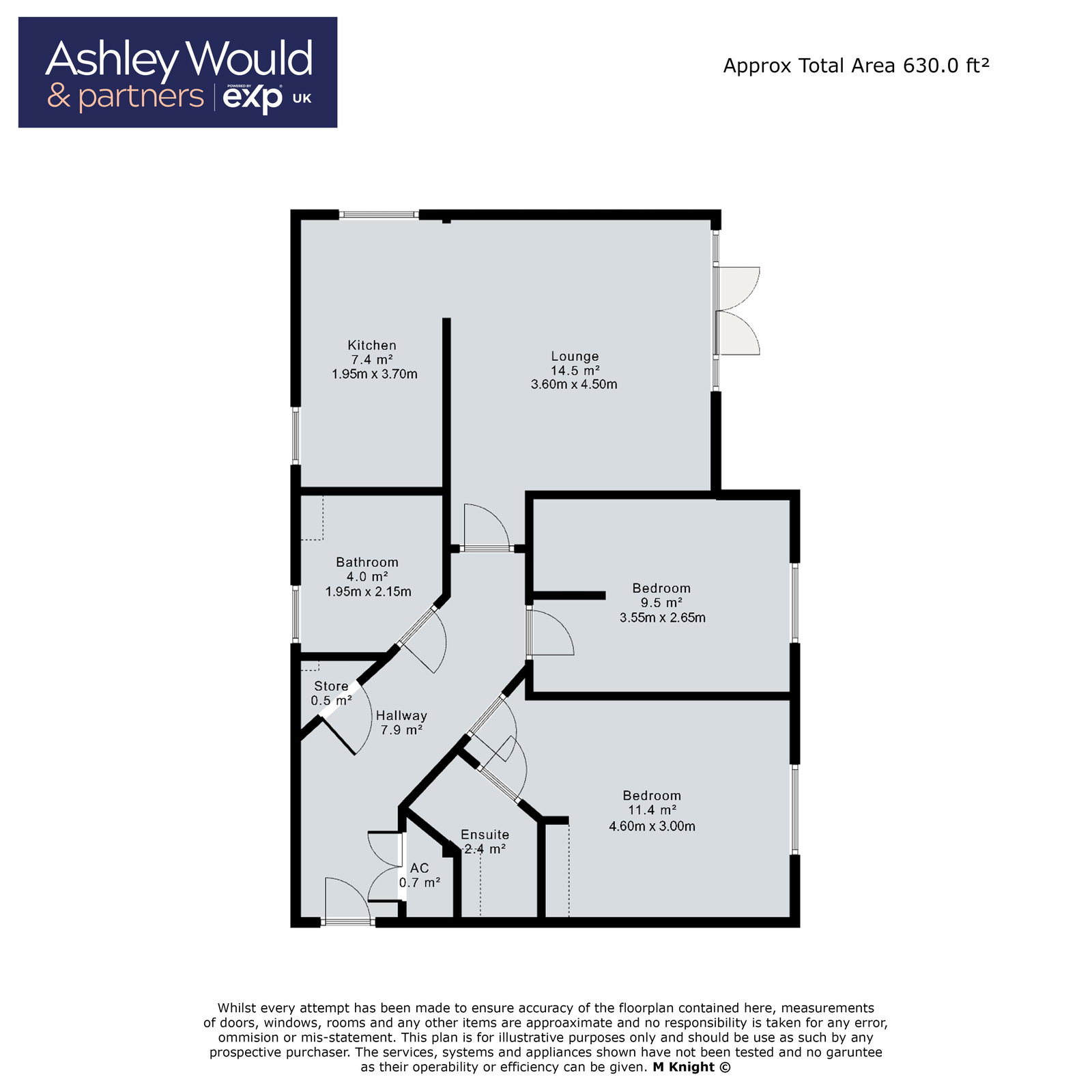 16,Apartment 7, Brock Close, Birmingham floorplan