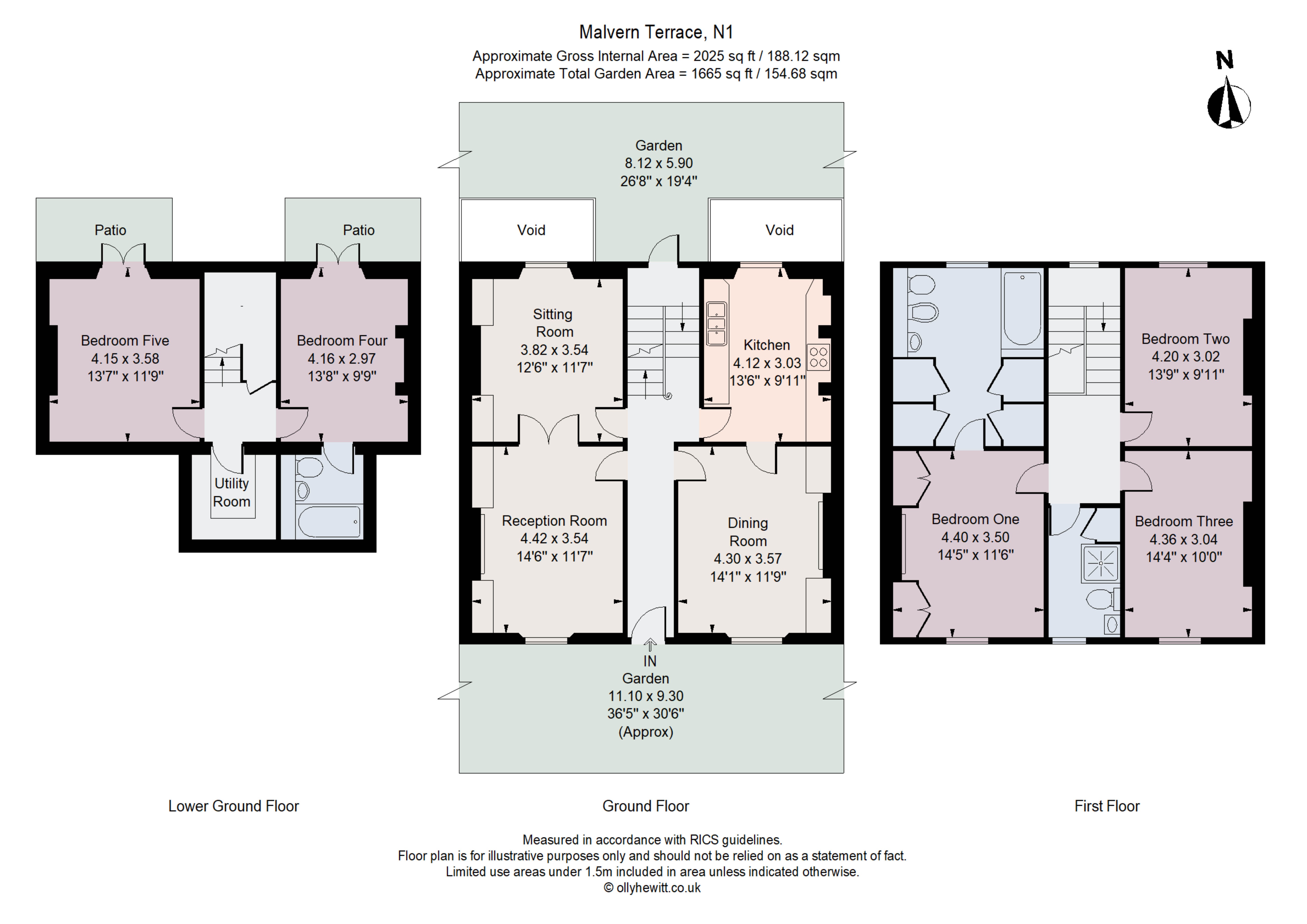 2, Malvern Terrace, London floorplan