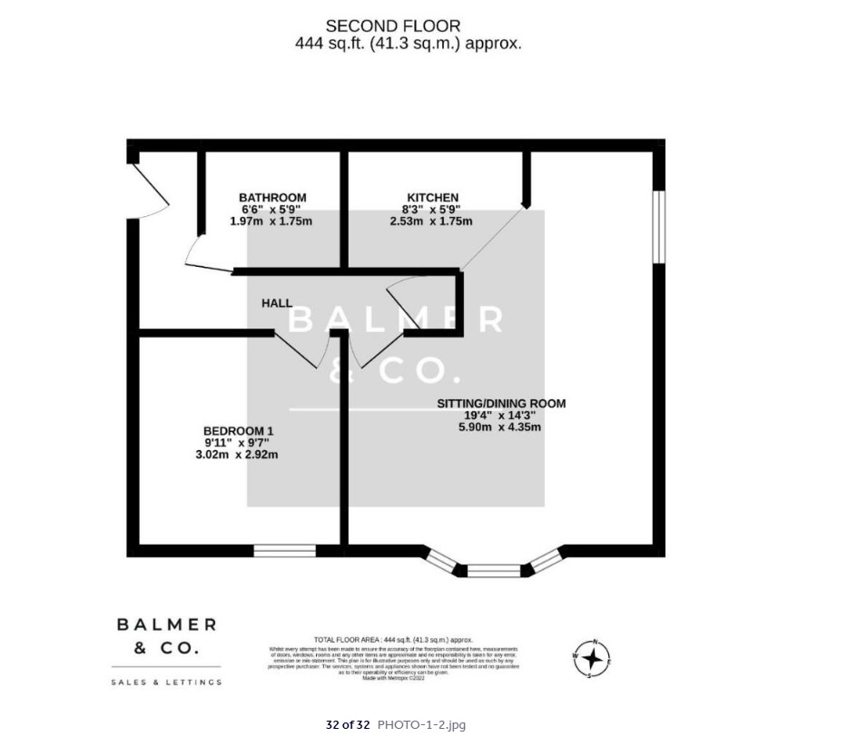 Apartment 16 - 26, Garden Vale, Leigh floorplan