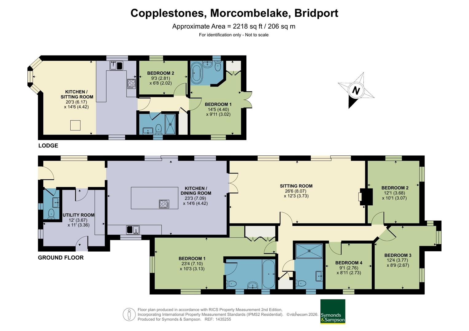 Copplestones, Bridport floorplan