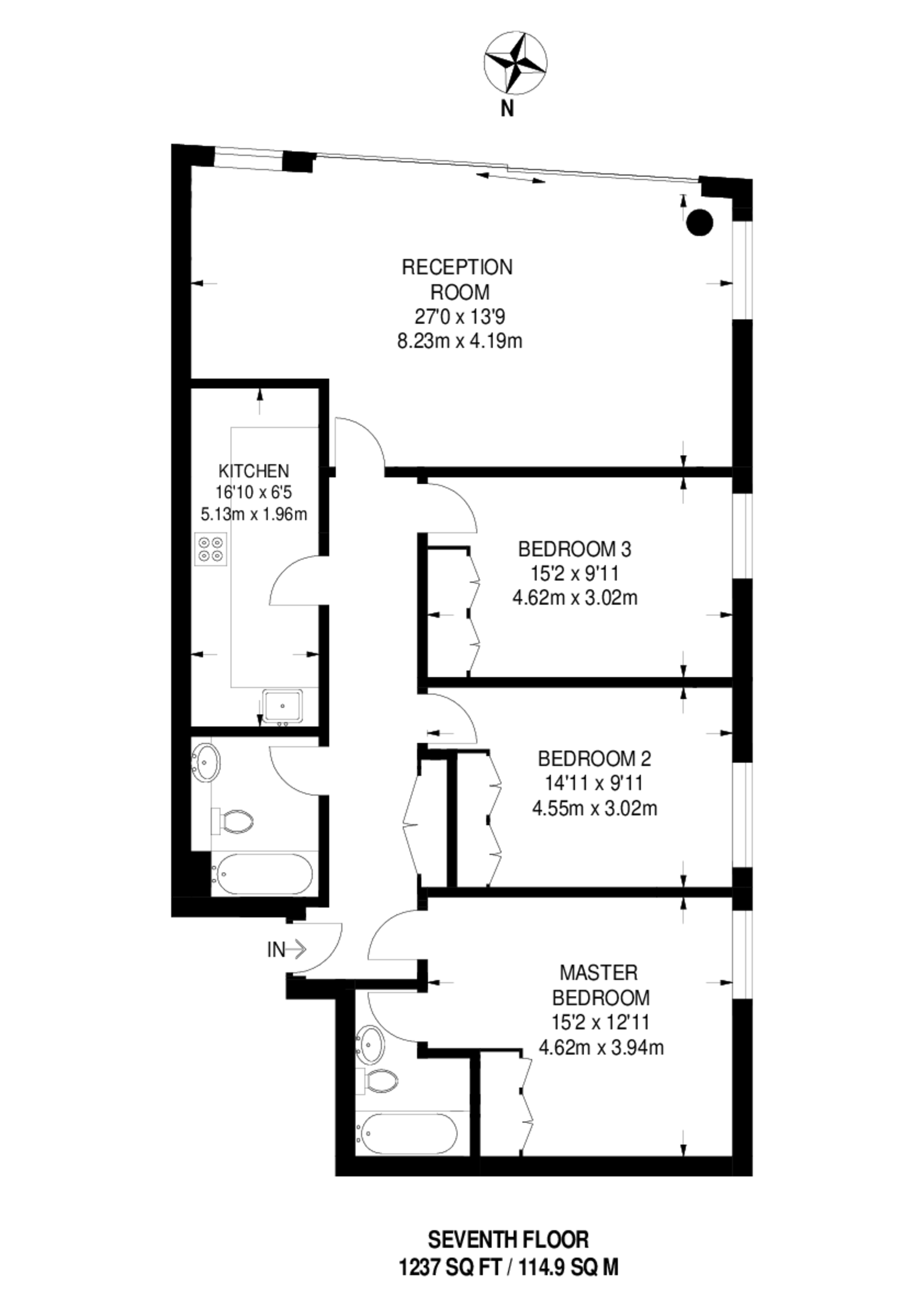 Albert Embankment, SE1, Waterloo floorplan