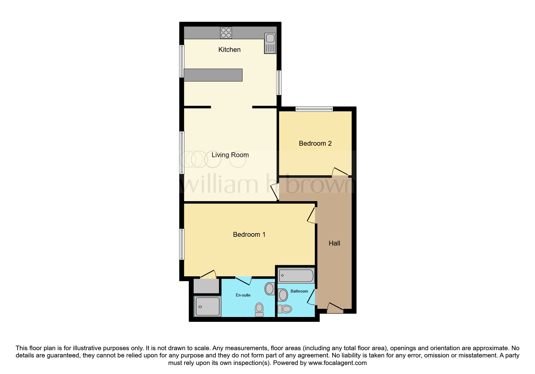 Apartment 6, Savile Court, Savile Street, HUDDERSFIELD floorplan
