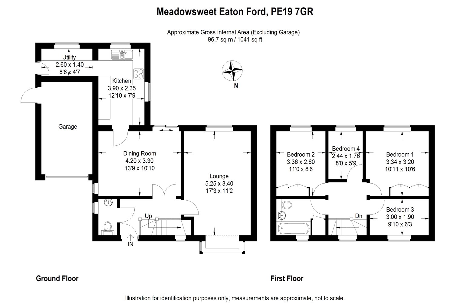 4 Bedrooms Detached house for sale in Meadowsweet, Eaton Ford, St. Neots PE19