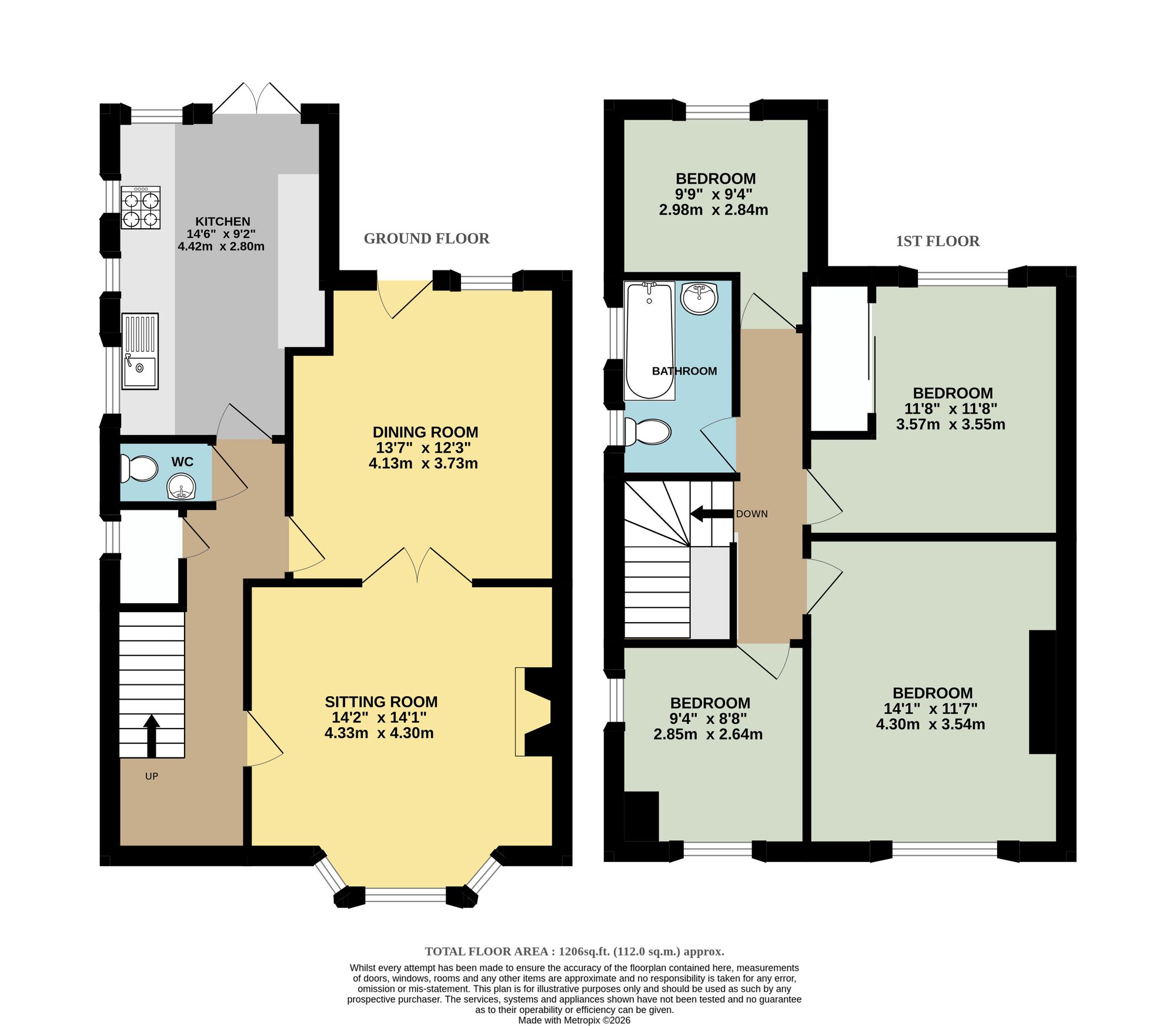 137 Bridge Road, Maidenhead floorplan