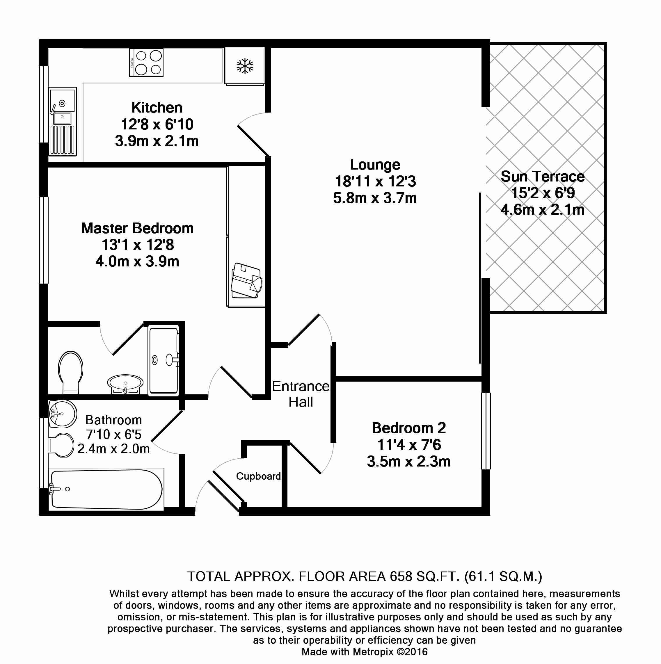 2 Bedrooms Flat to rent in Salters Close, Rickmansworth, Hertfordshire WD3