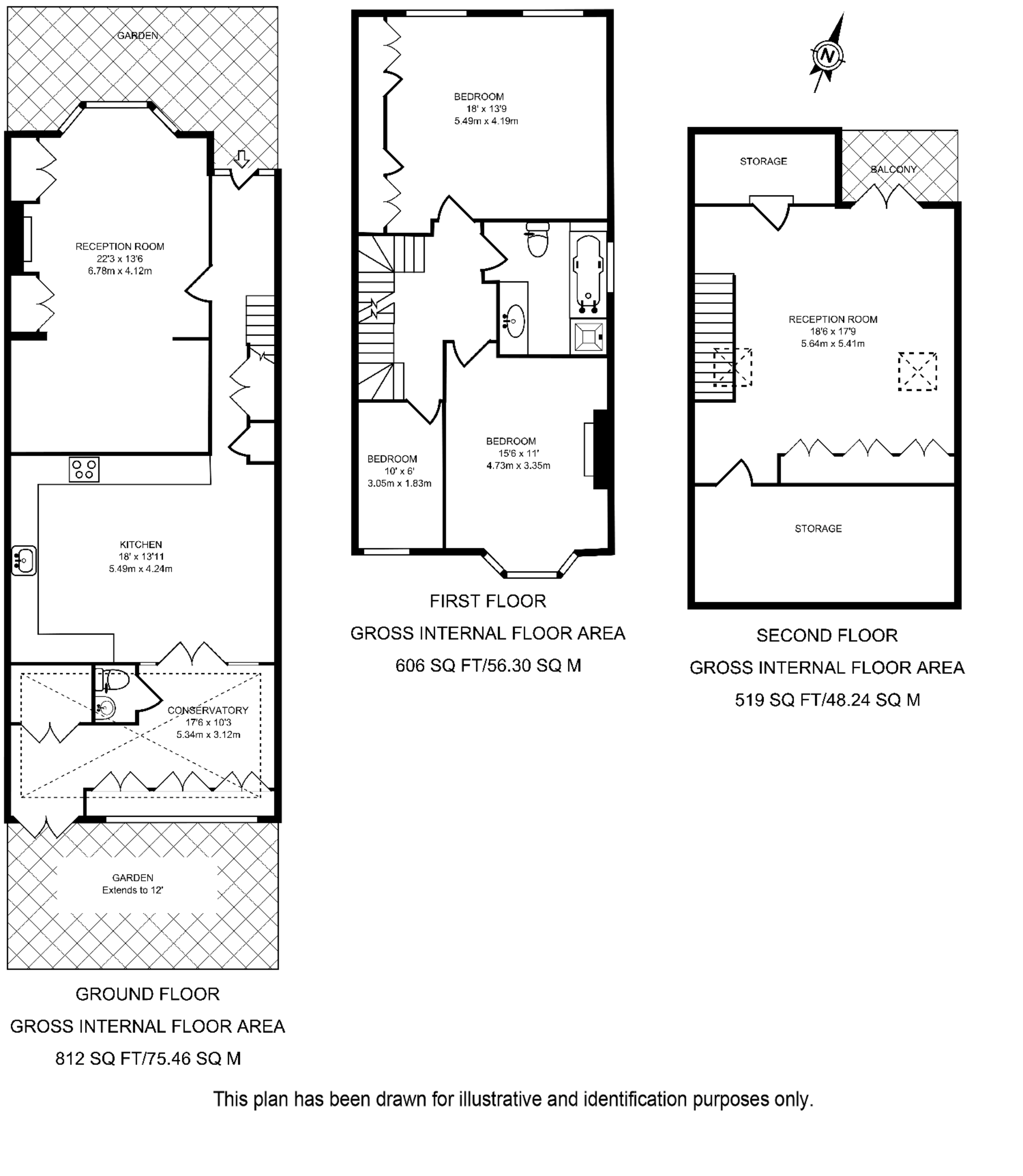 Bournemouth Road, Wimbledon floorplan