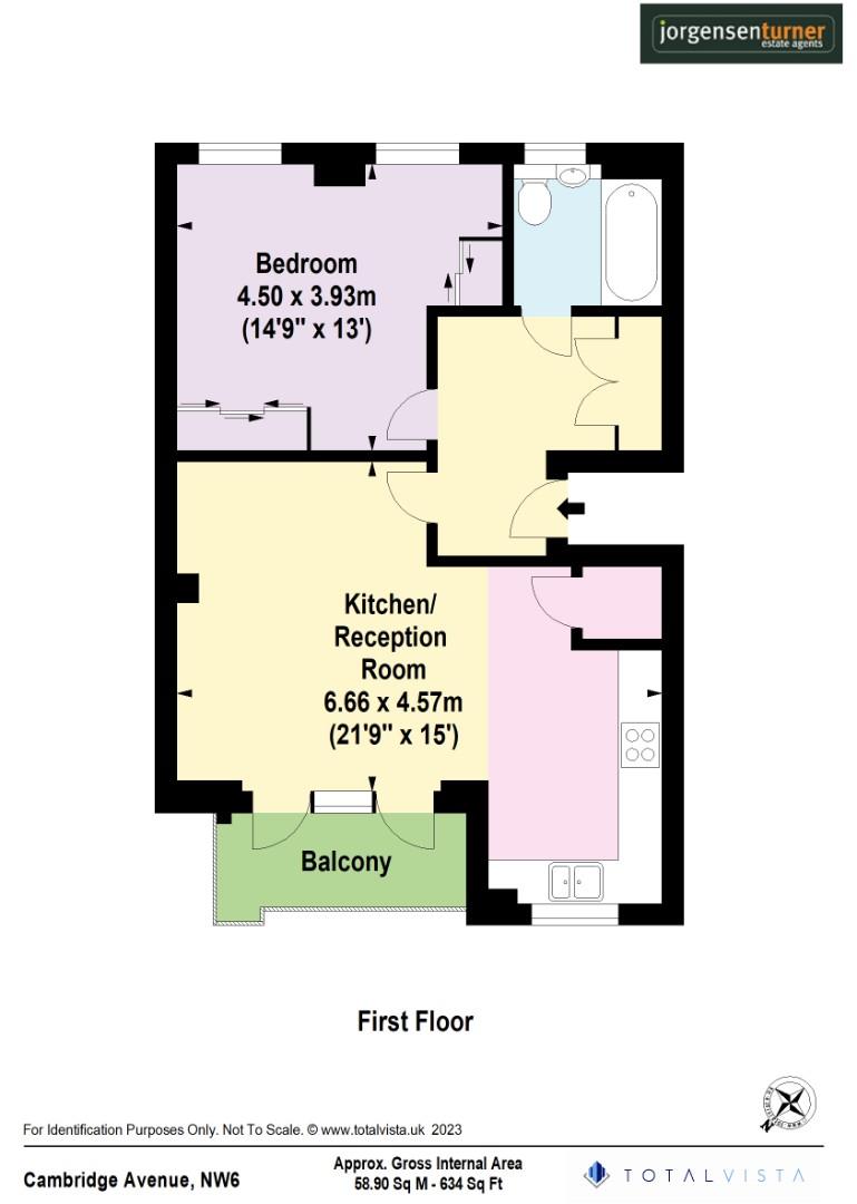67, Cambridge Avenue, London floorplan