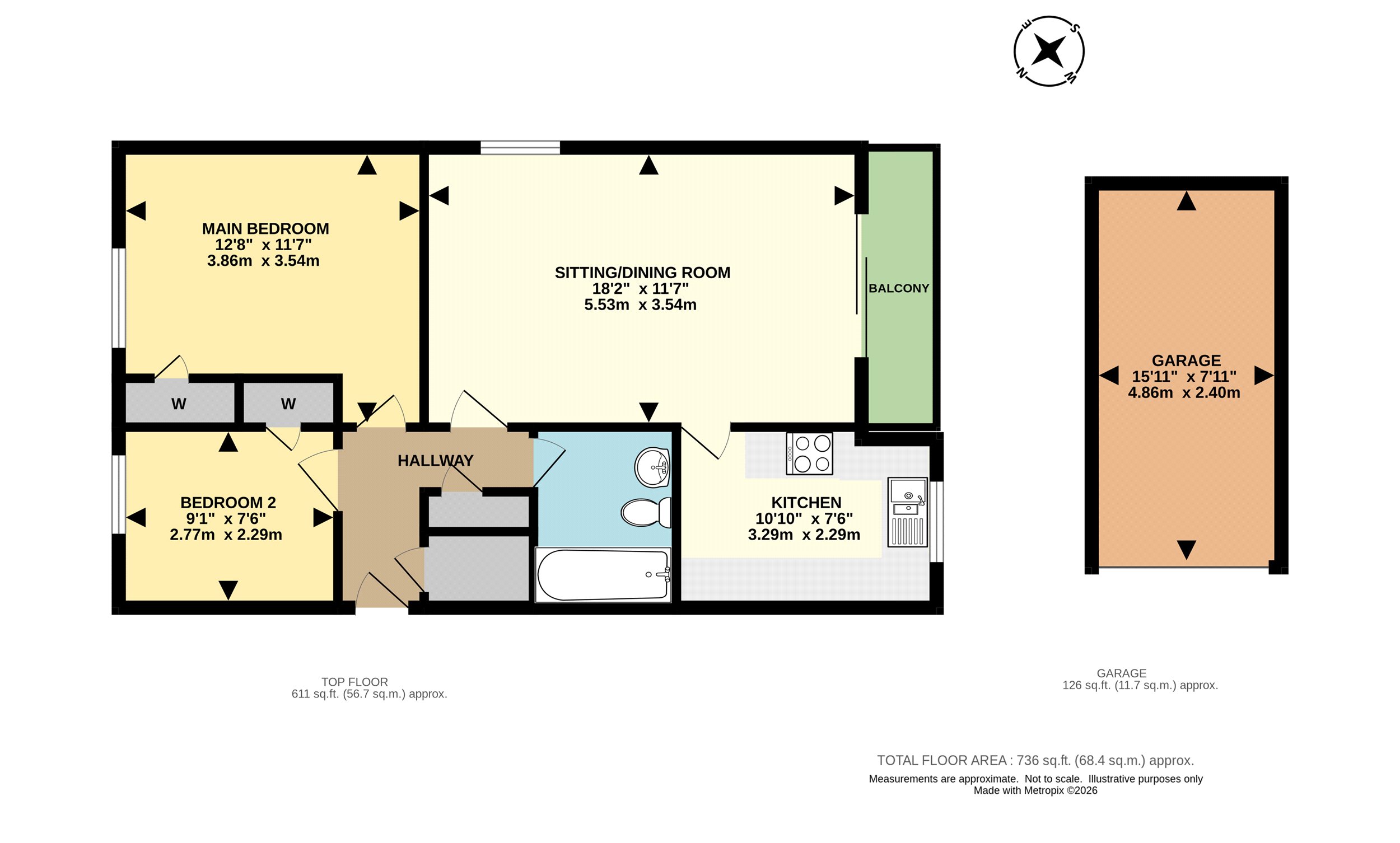Somers Close, Surrey floorplan