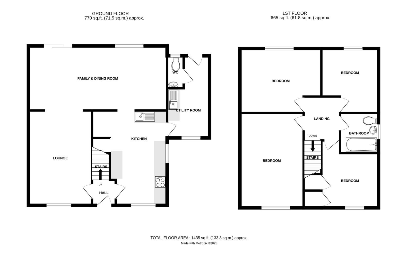 6, Bran End Fields, Dunmow floorplan