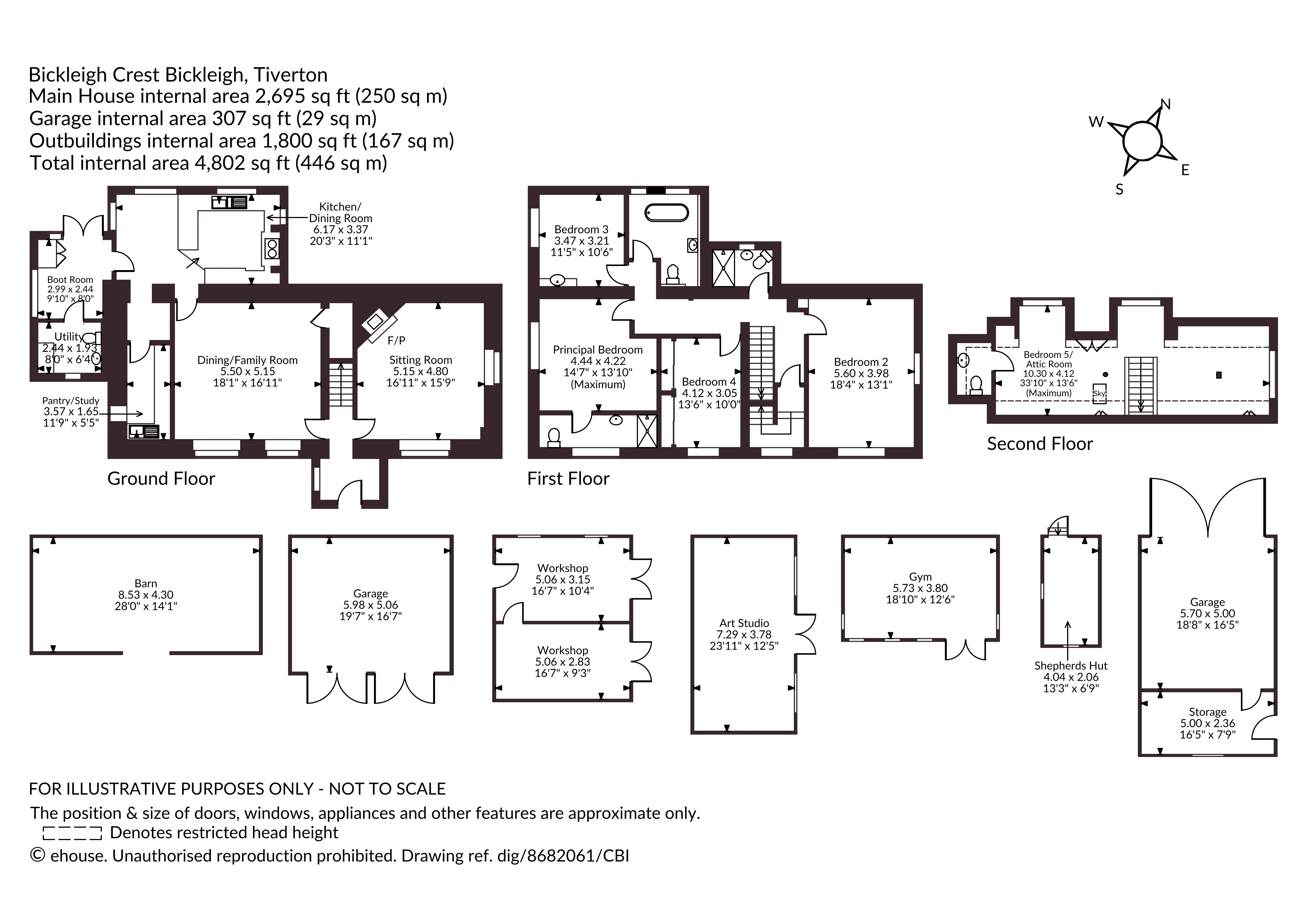 Bickleigh Crest,, Bickleigh, Devon floorplan