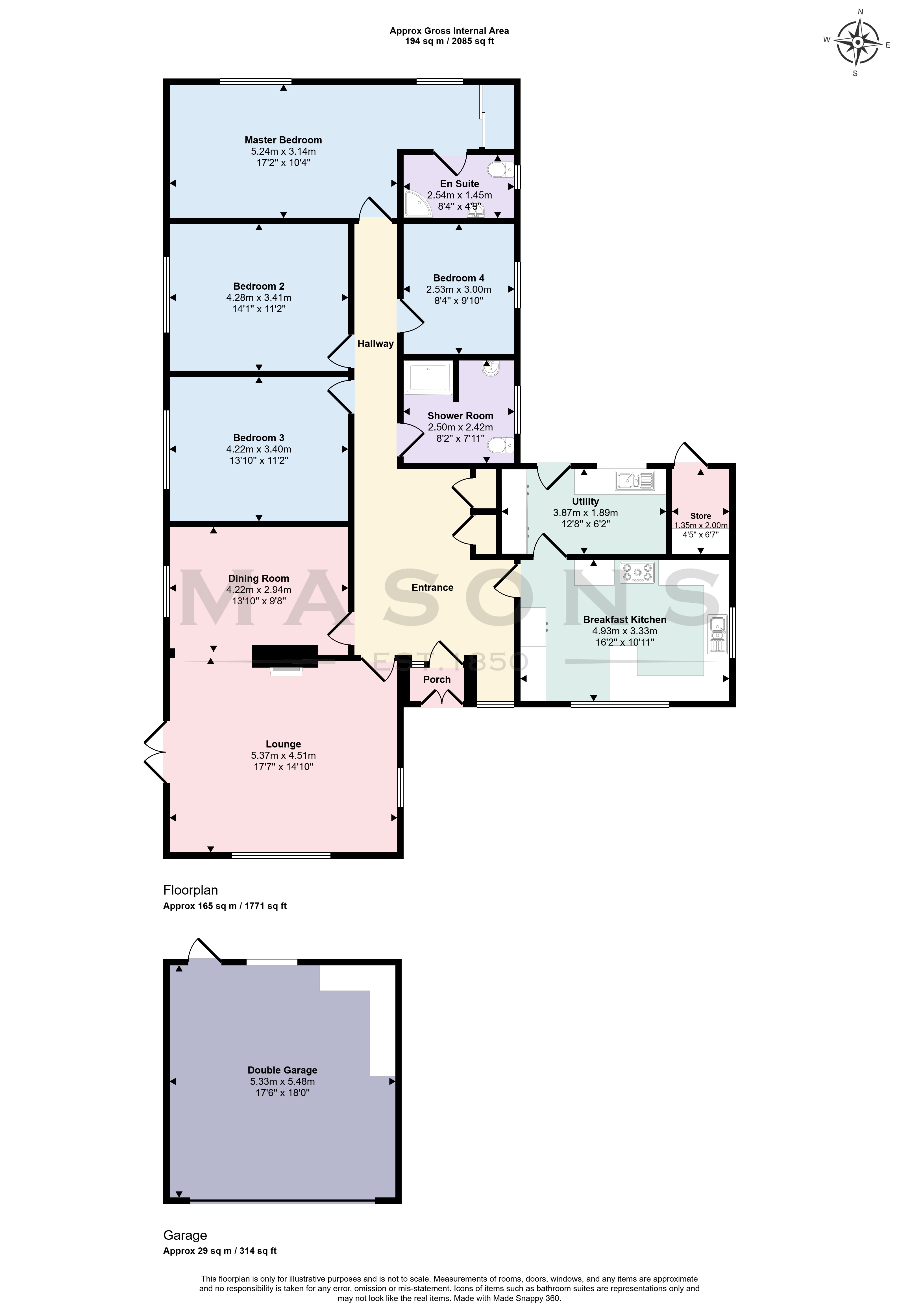 Southwold, Horncastle floorplan