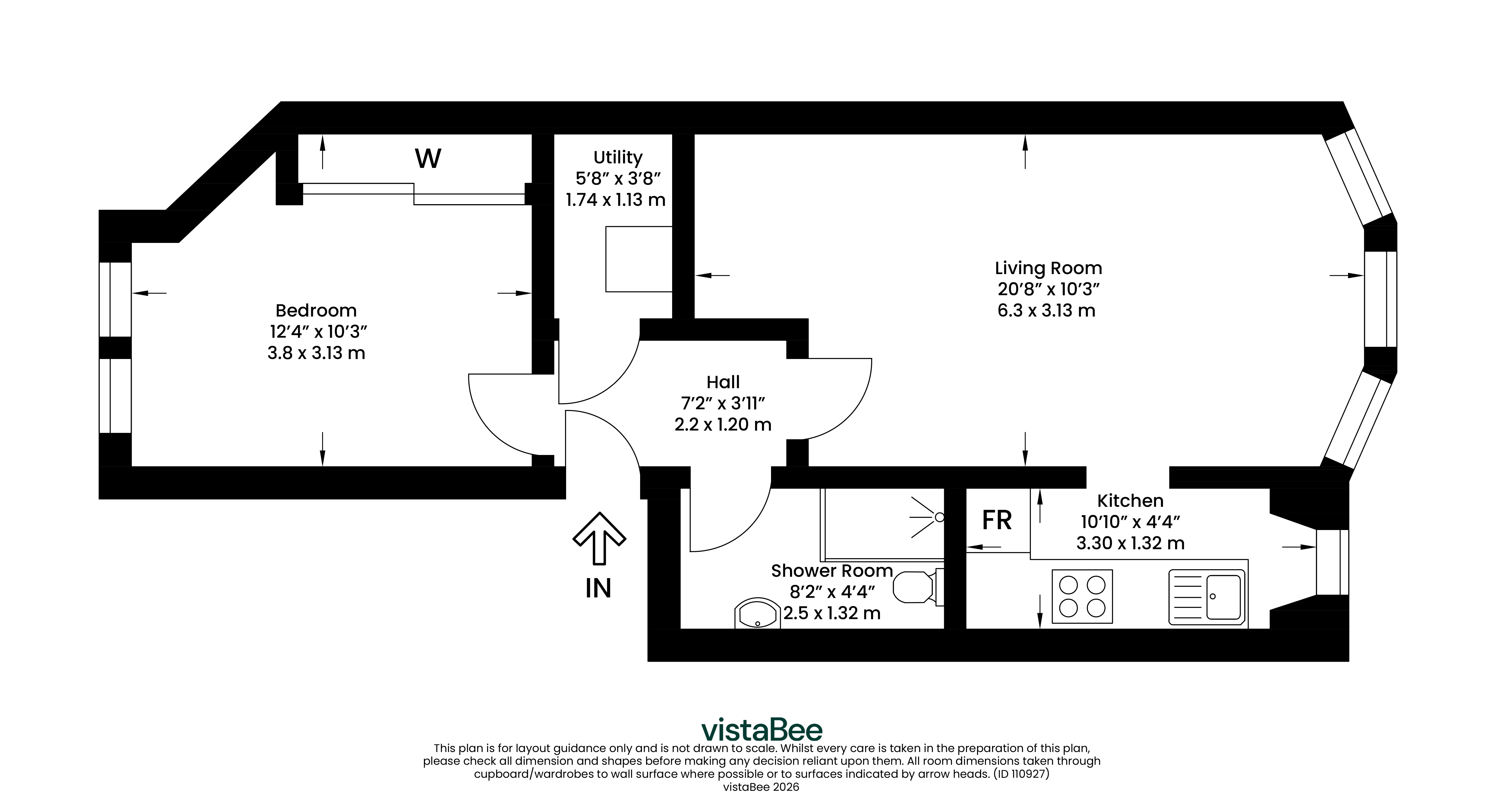 2/1, 6, Roxburgh Street, Inverclyde floorplan