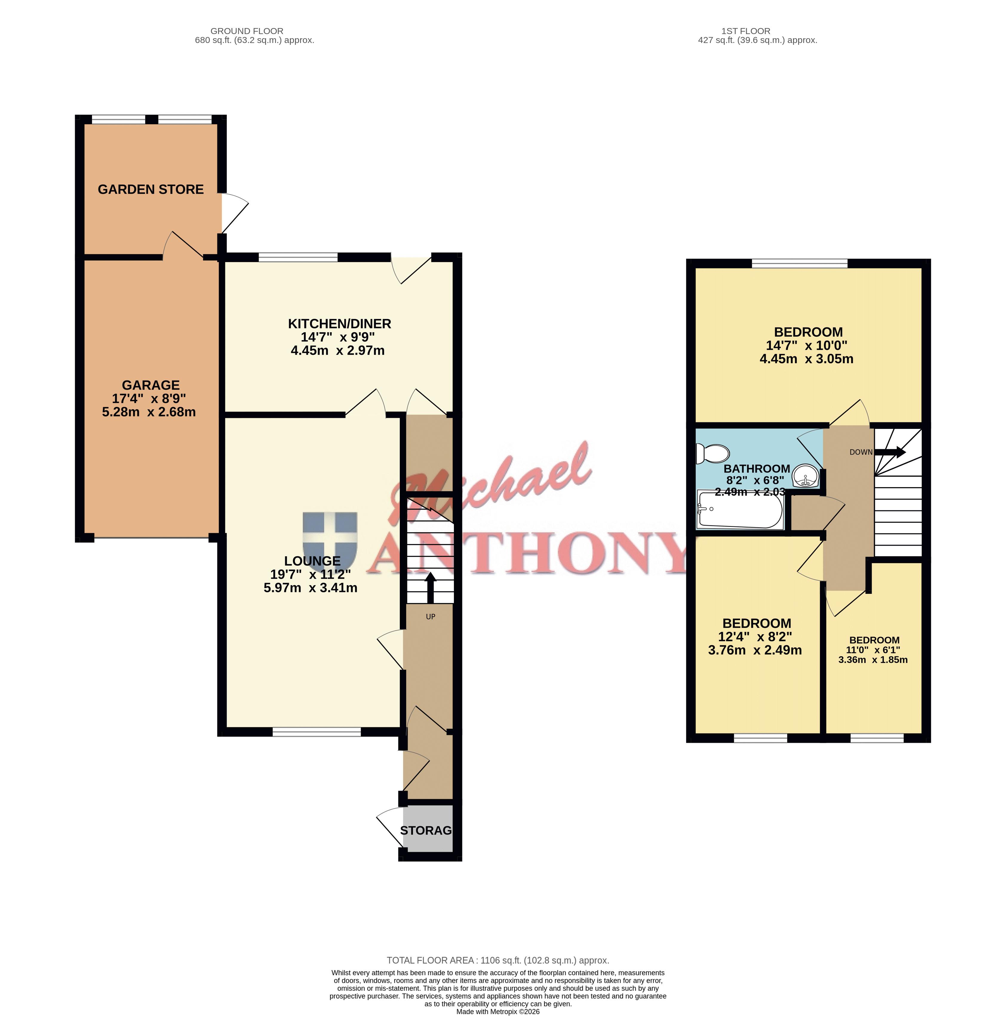 96, Dunchurch Dale, Milton Keynes floorplan