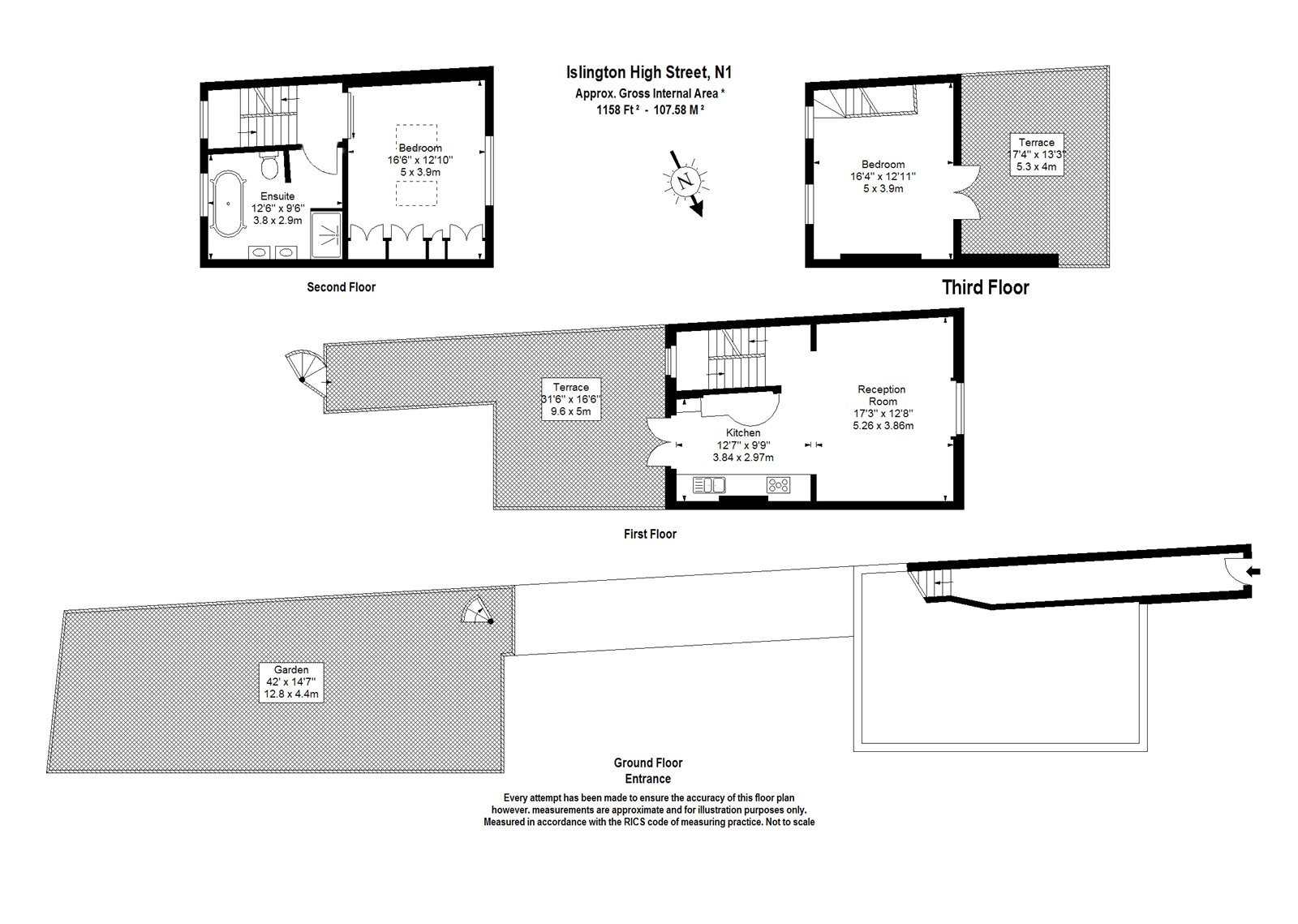The Upper Maisonette, 102, Islington High Street, London floorplan