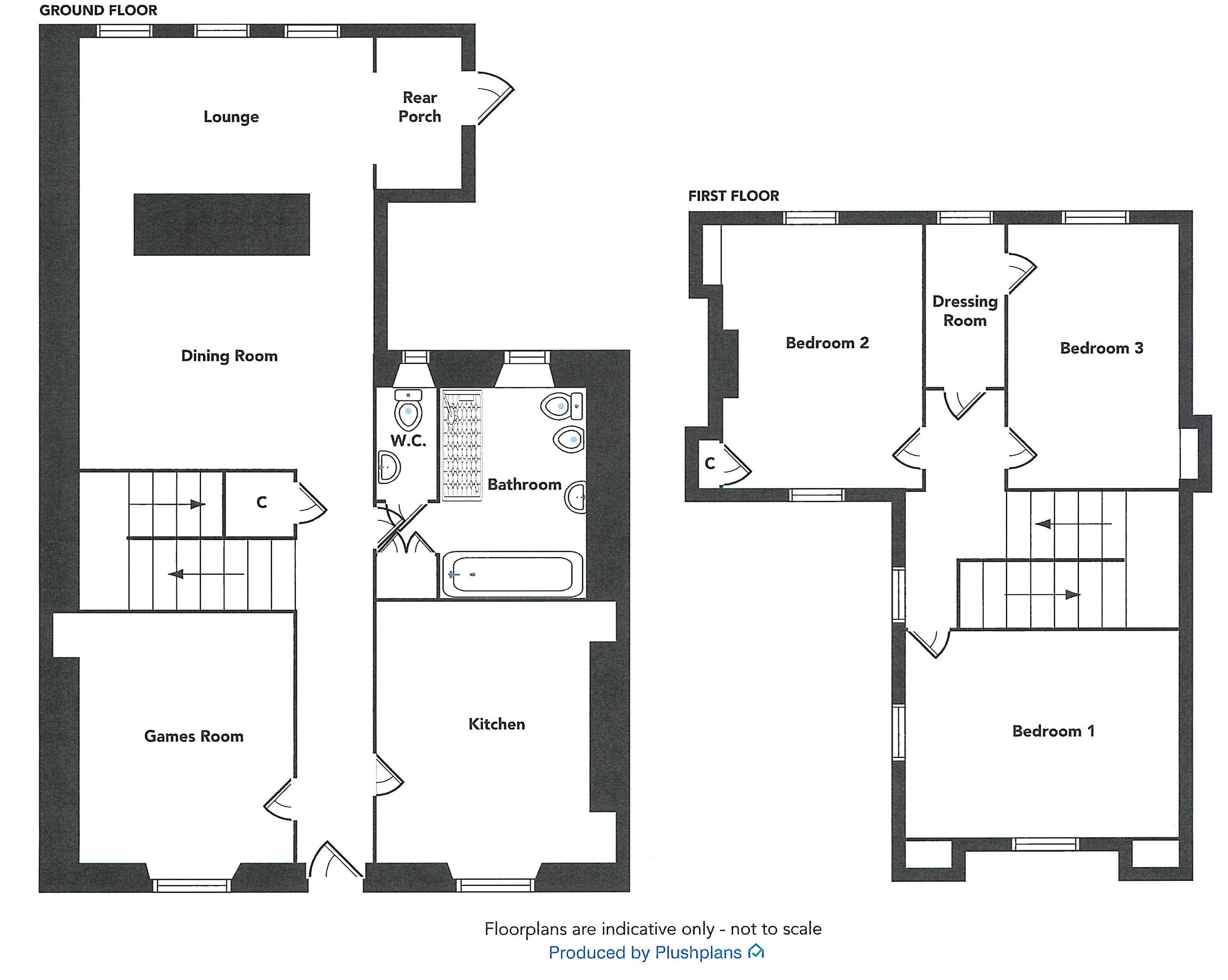 16, Main Street, Isle of Whithorn floorplan