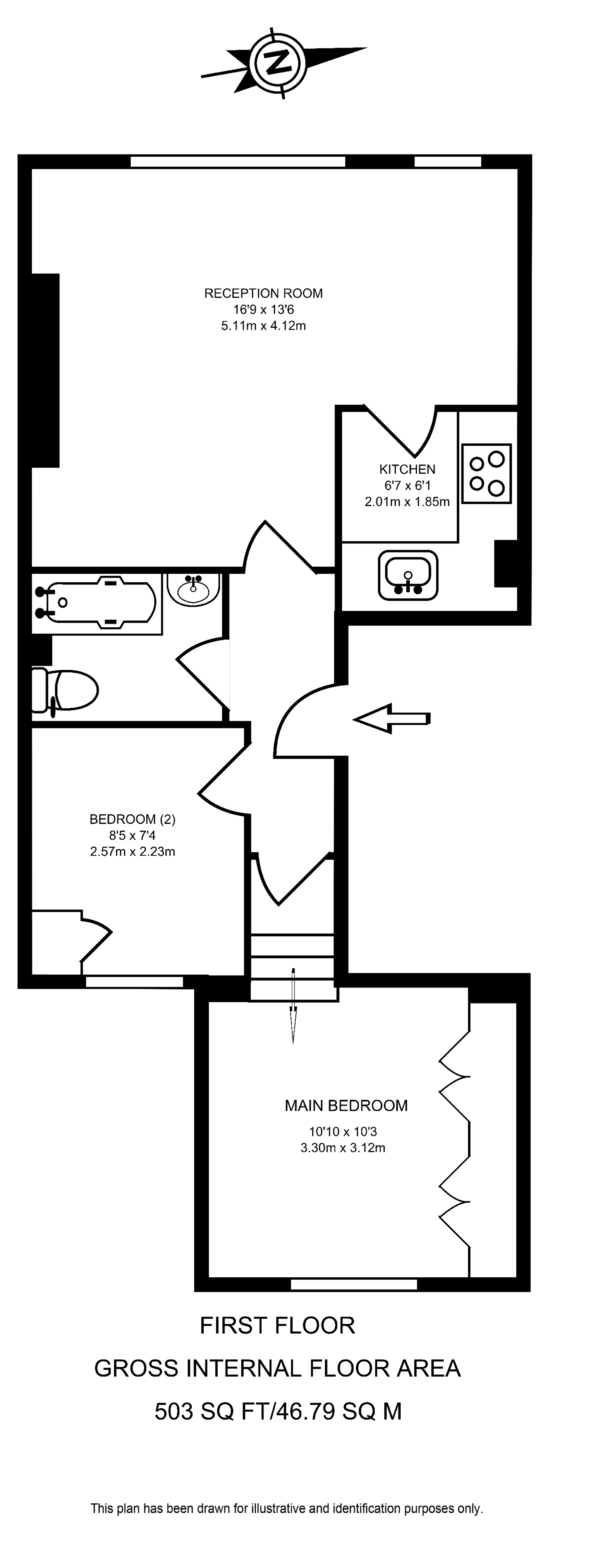 Kempsford Gardens, Earls Court floorplan