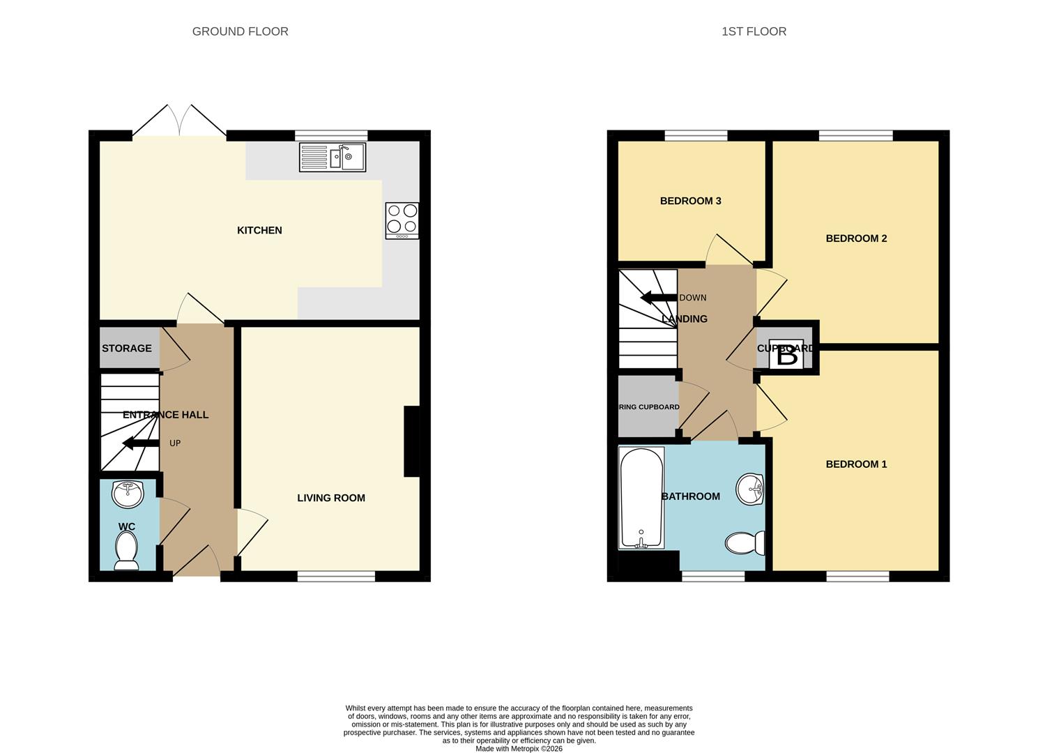 3, Buckley Gardens, Weymouth floorplan
