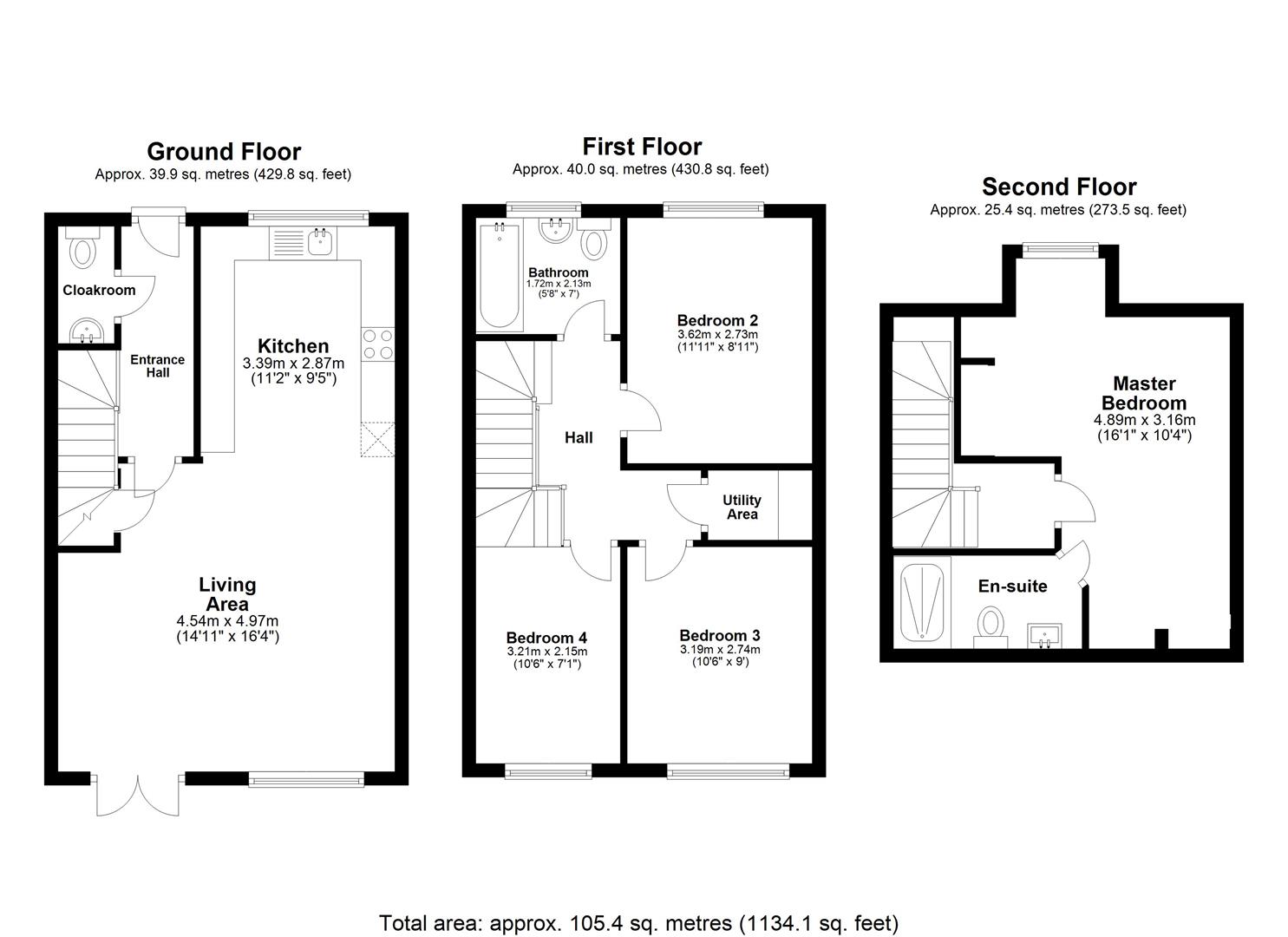 10, Clavell Close, Milton Keynes floorplan