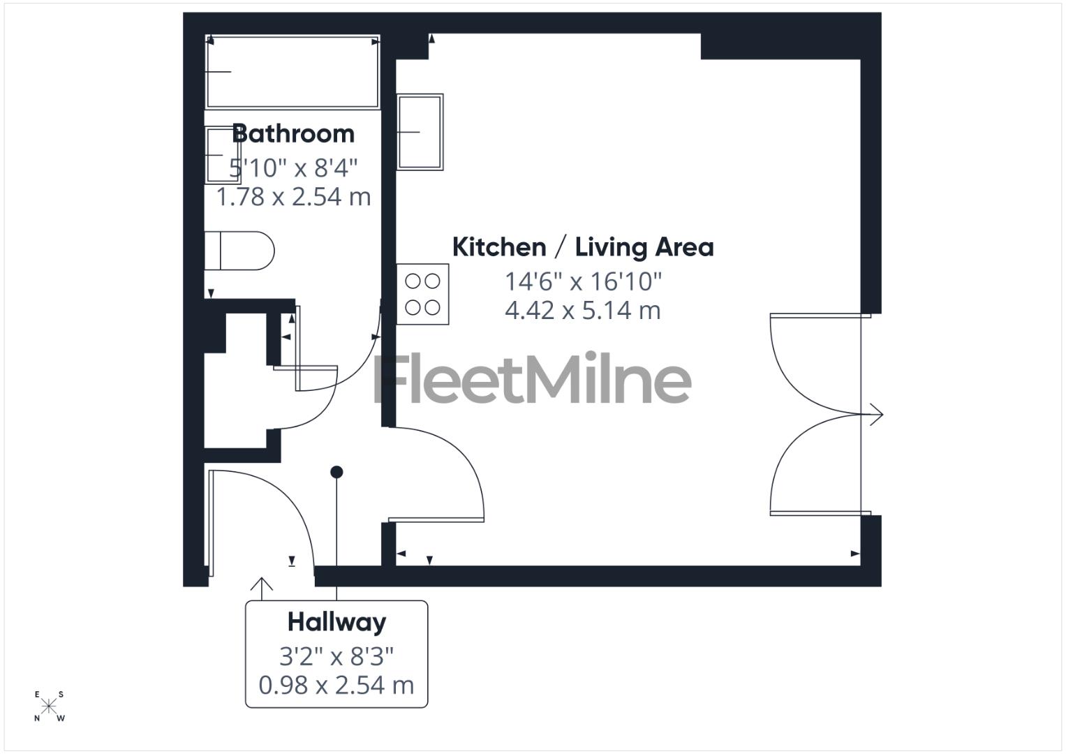 35, 155, Bromsgrove Street, Birmingham floorplan