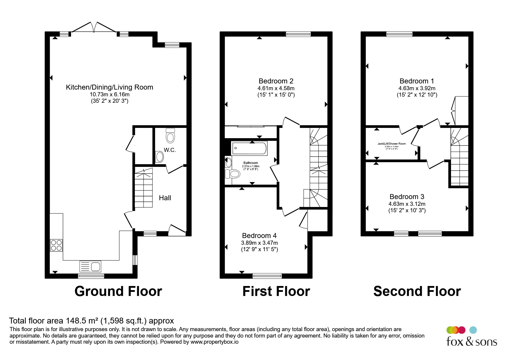 18, Officers Field, Portland floorplan