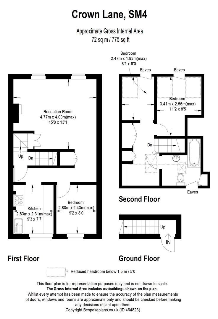 3 Bedrooms Flat to rent in Crown Parade, Crown Lane, Morden SM4