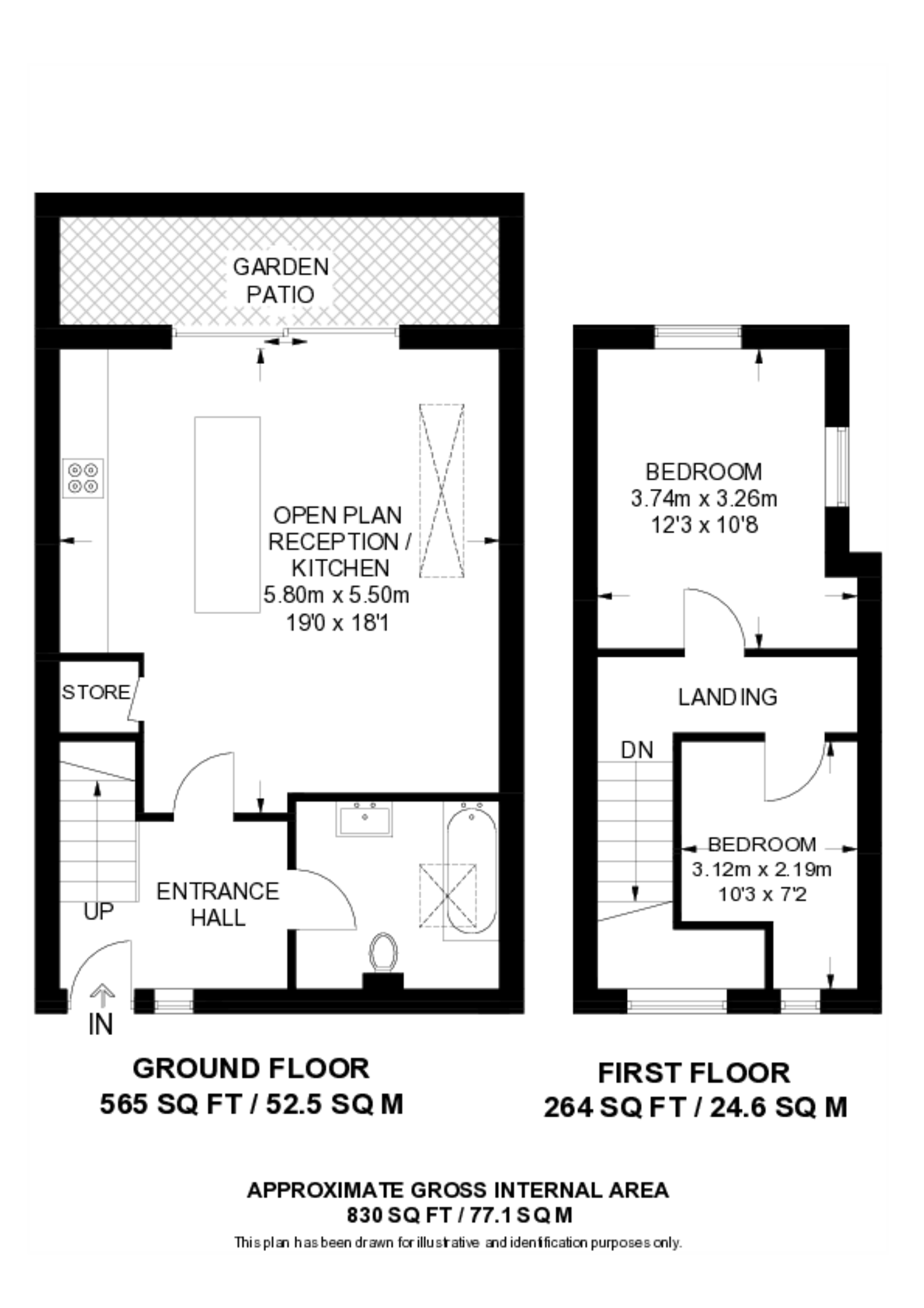 Hampton Road, Forest Gate floorplan
