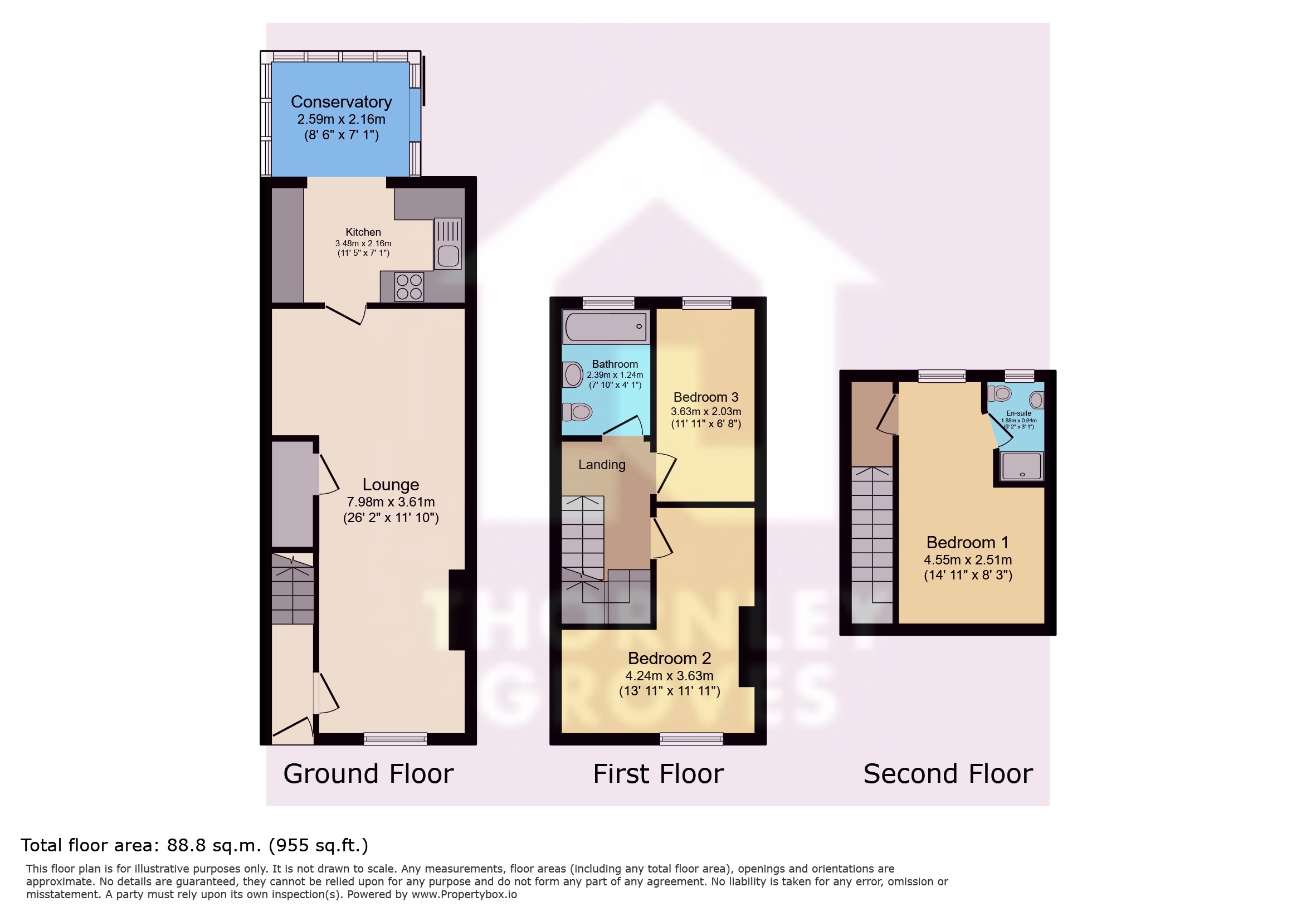 77, Oakfield Street, Cheshire floorplan