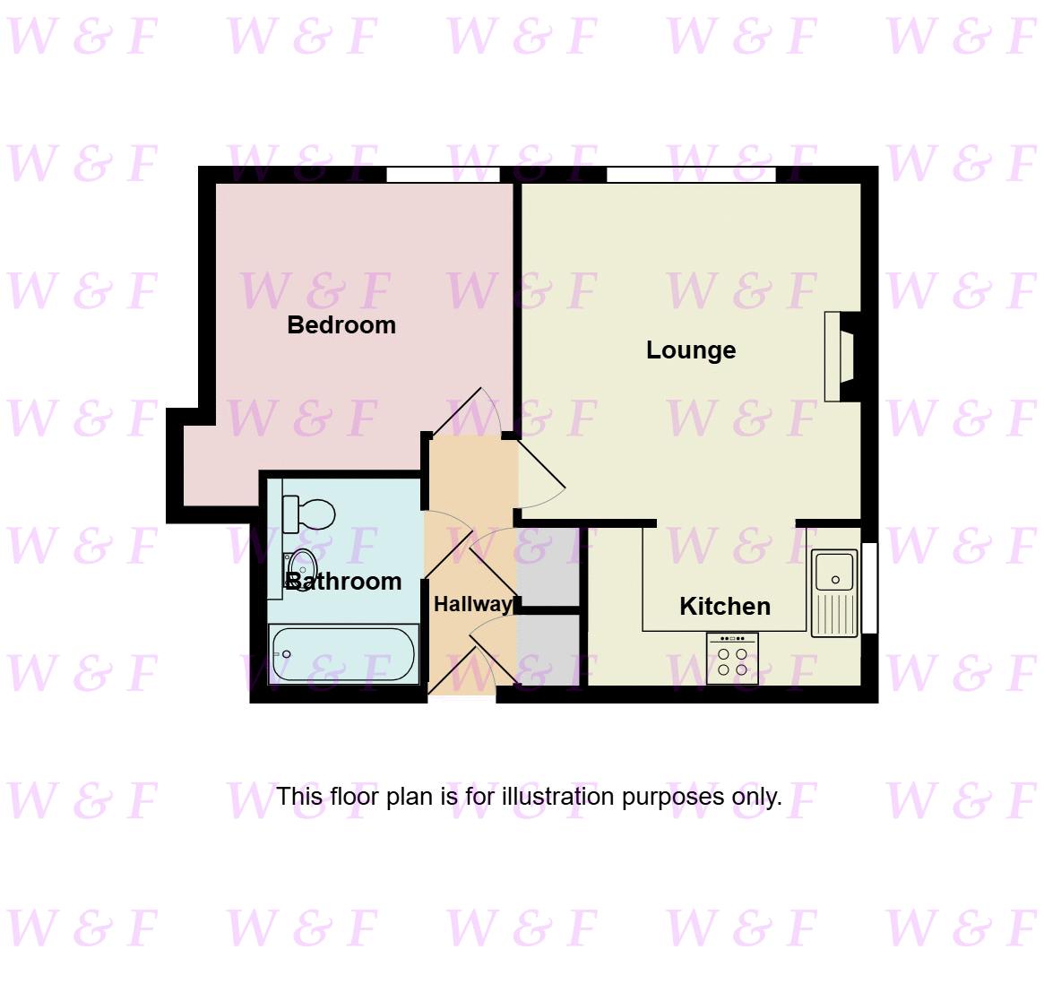 Flat 18, Orchard house, Birmingham floorplan