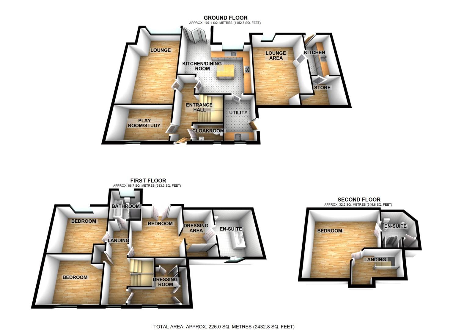 9, Banwell Place, Leighton Buzzard floorplan