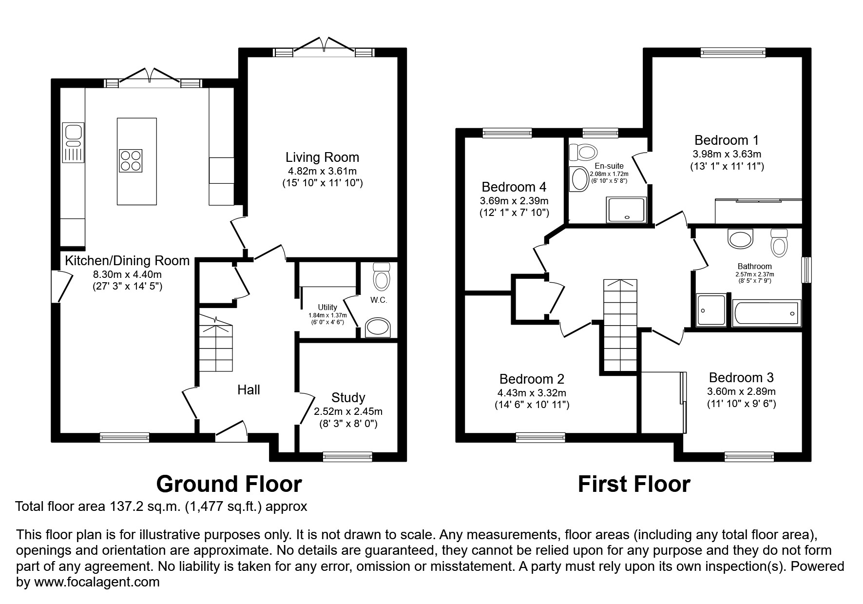 13, Skylark Road, Cheltenham floorplan