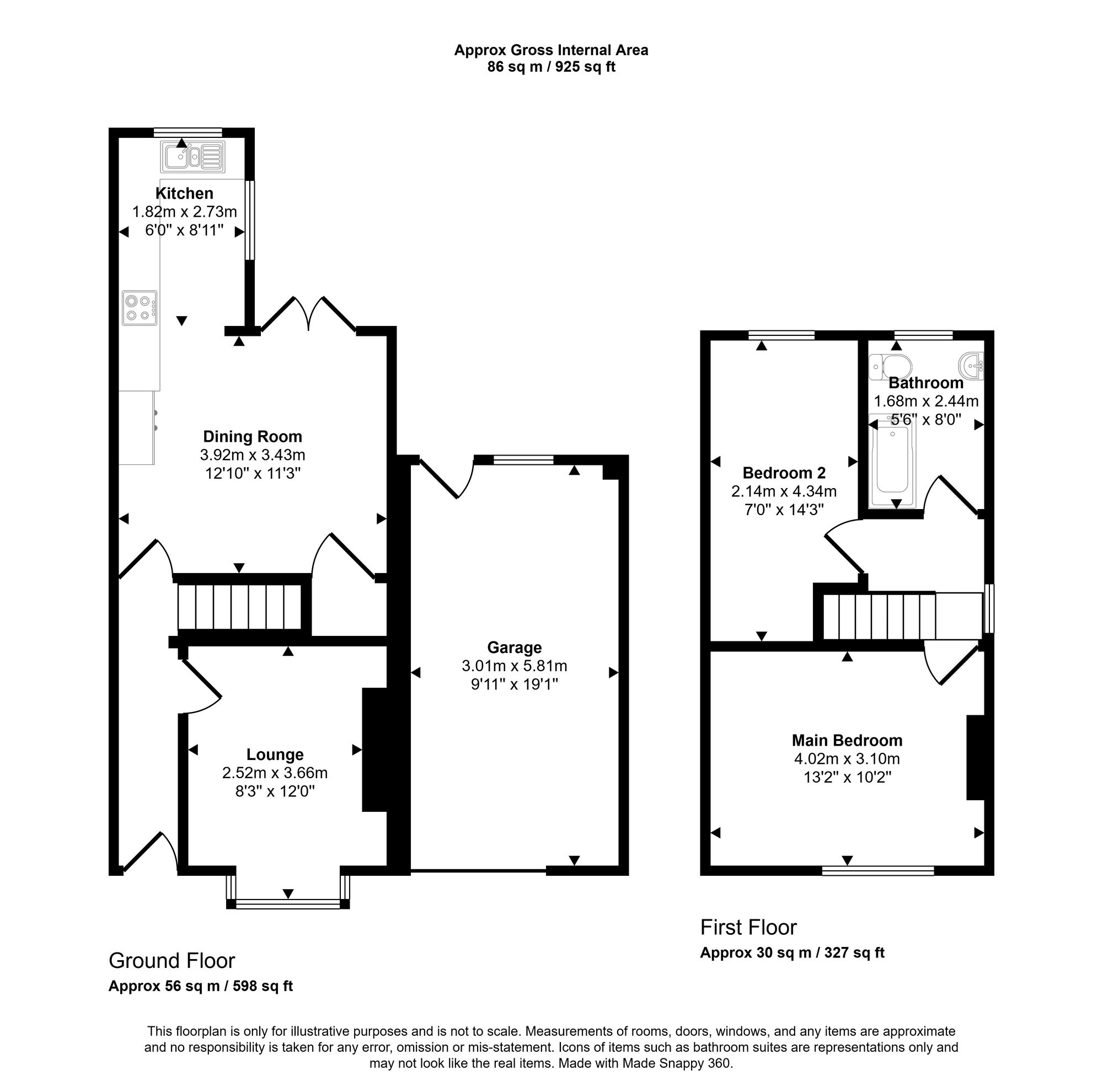 198a Barnsley Street, Wigan floorplan