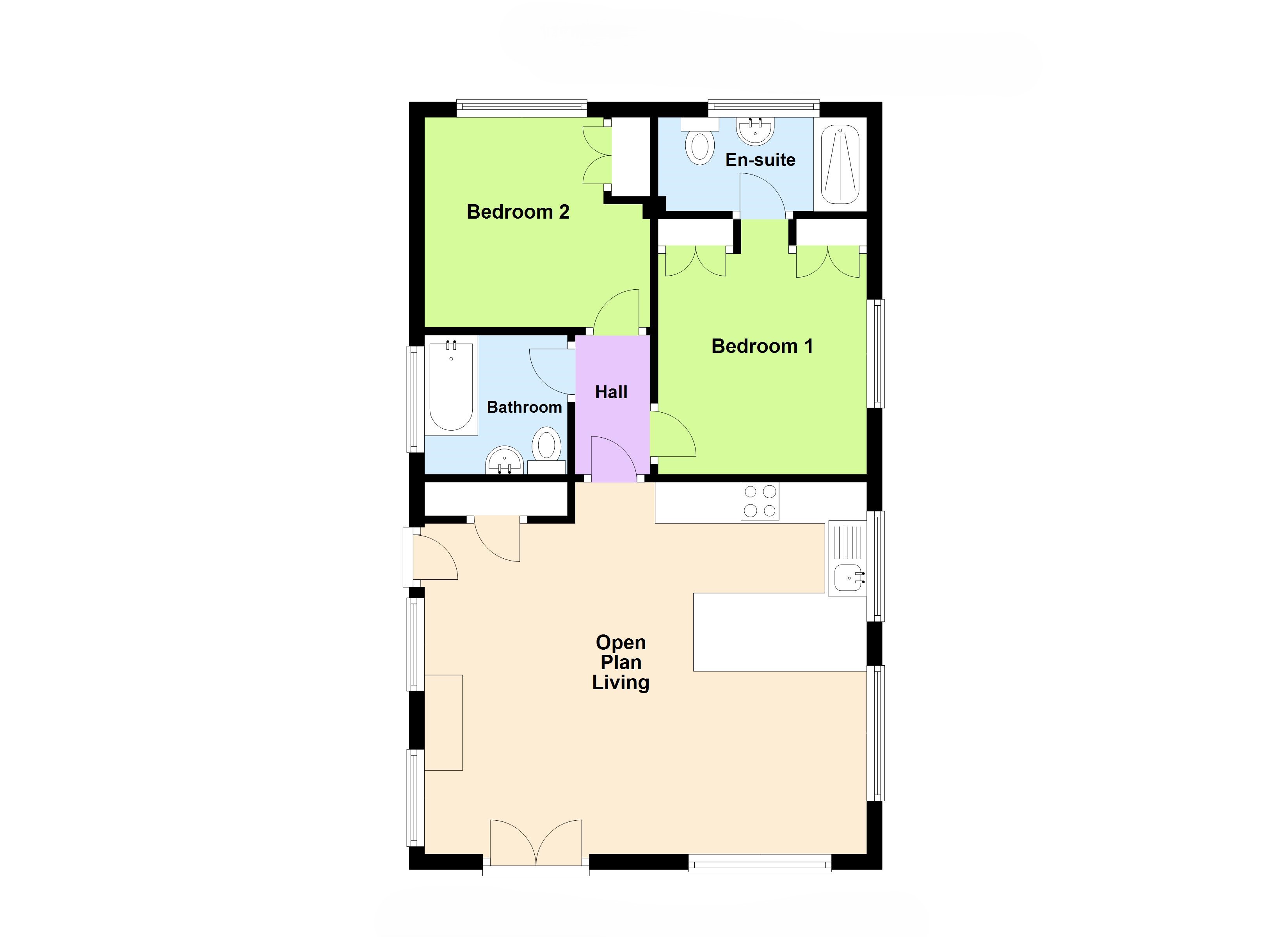 Hornbeam,, Herons Brook, Pembrokeshire floorplan