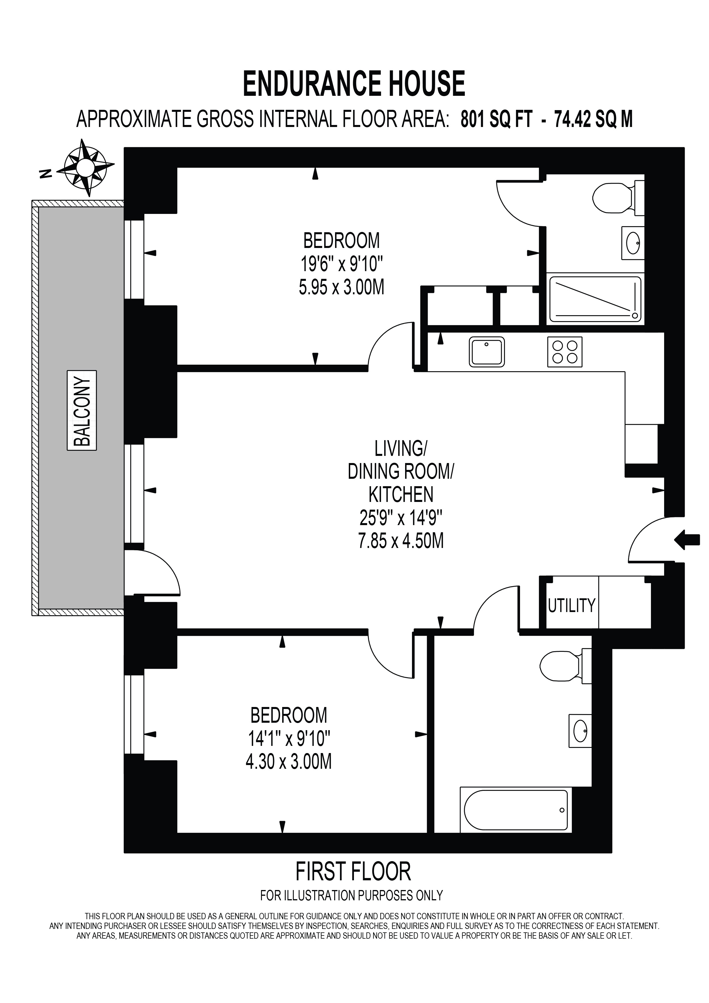 Riverscape Walk, London floorplan