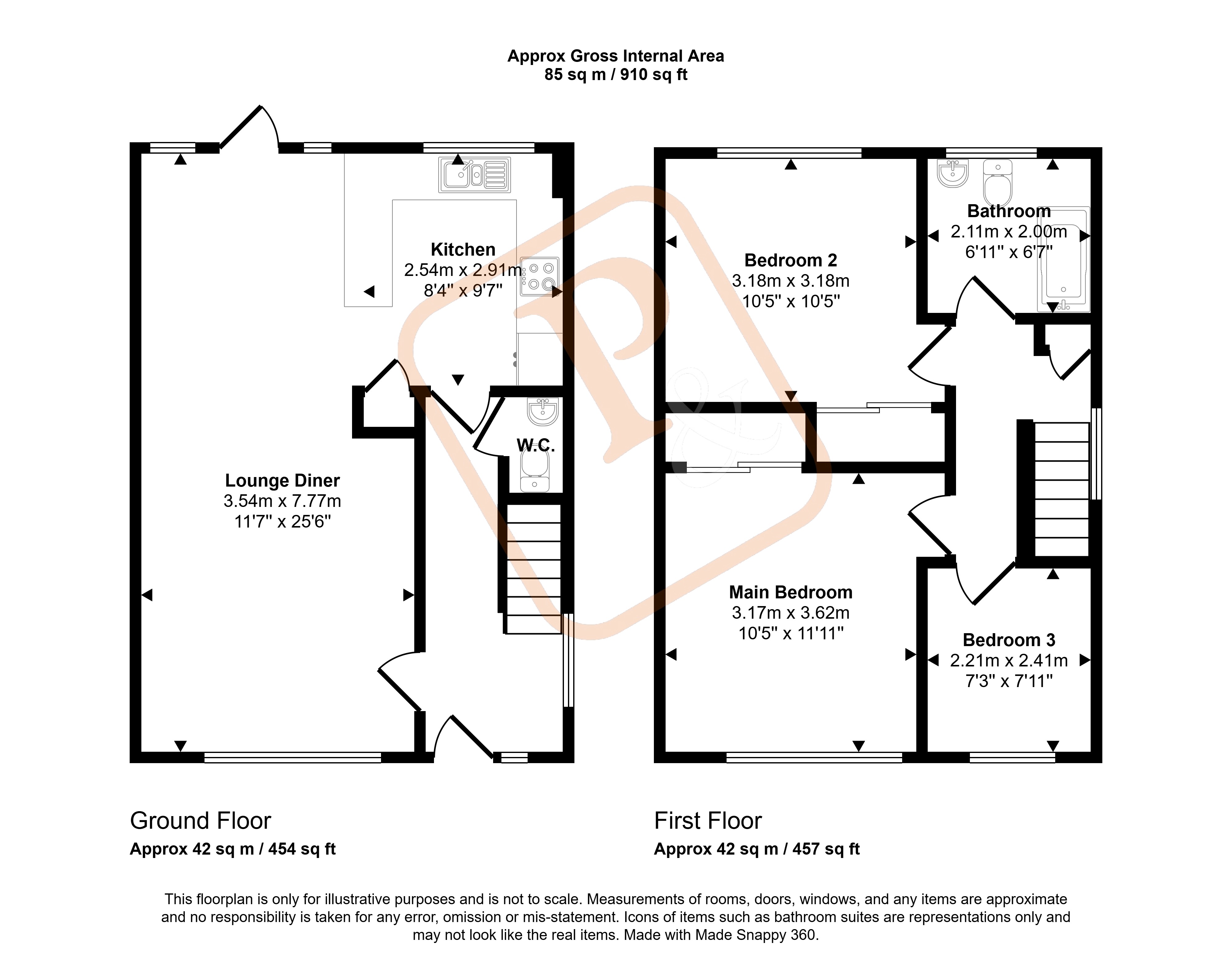 23, Ventnor Drive, Essex floorplan