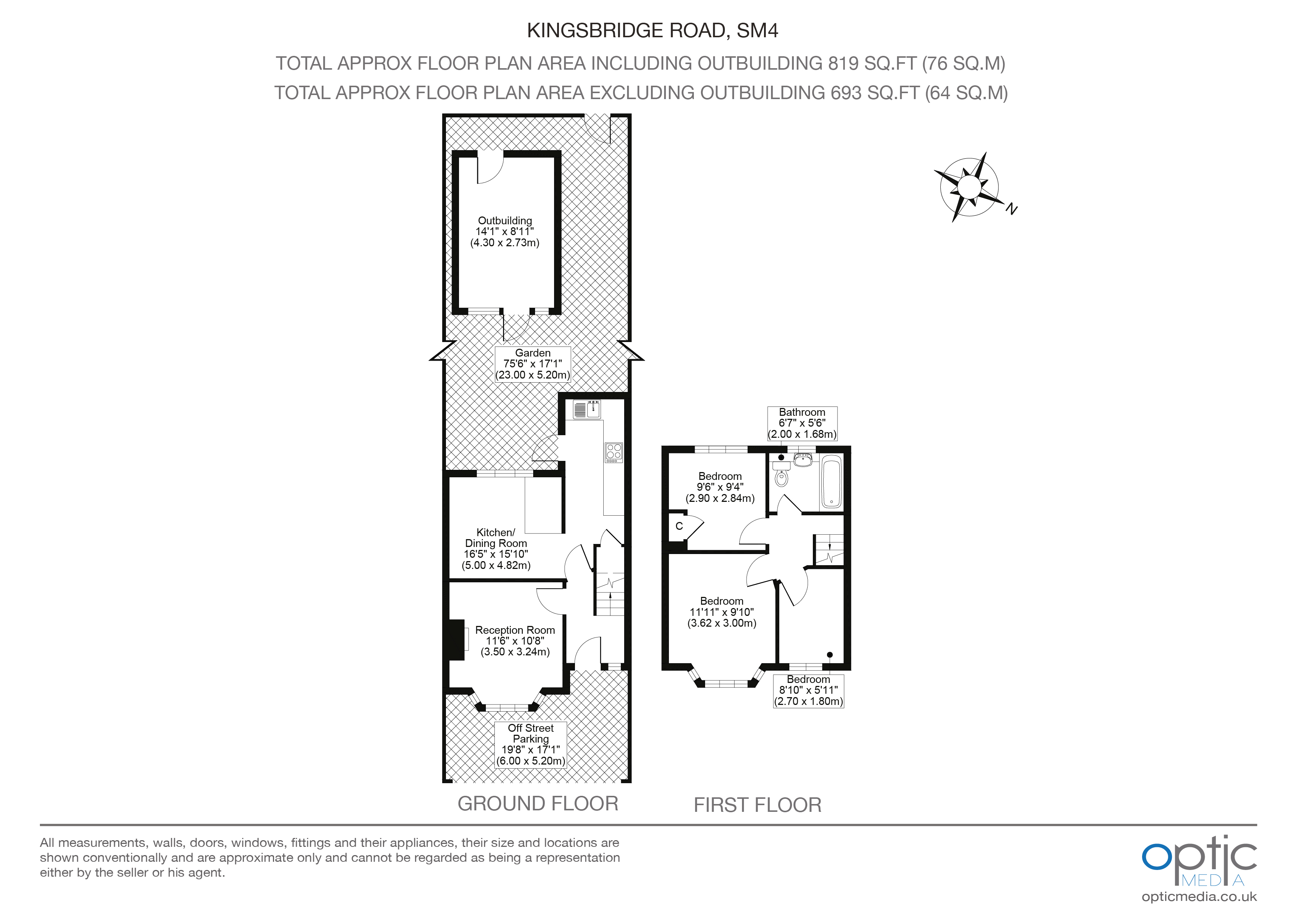 Kingsbridge Road, Morden SM4, 3 bedroom terraced house for sale
