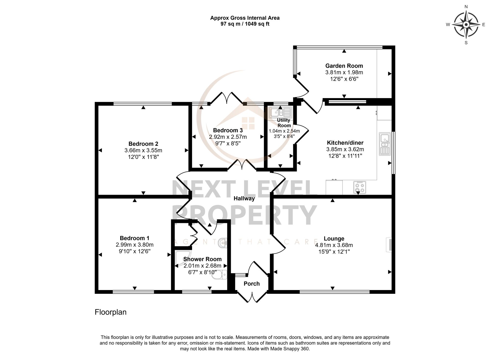8 Blue Lane, March floorplan