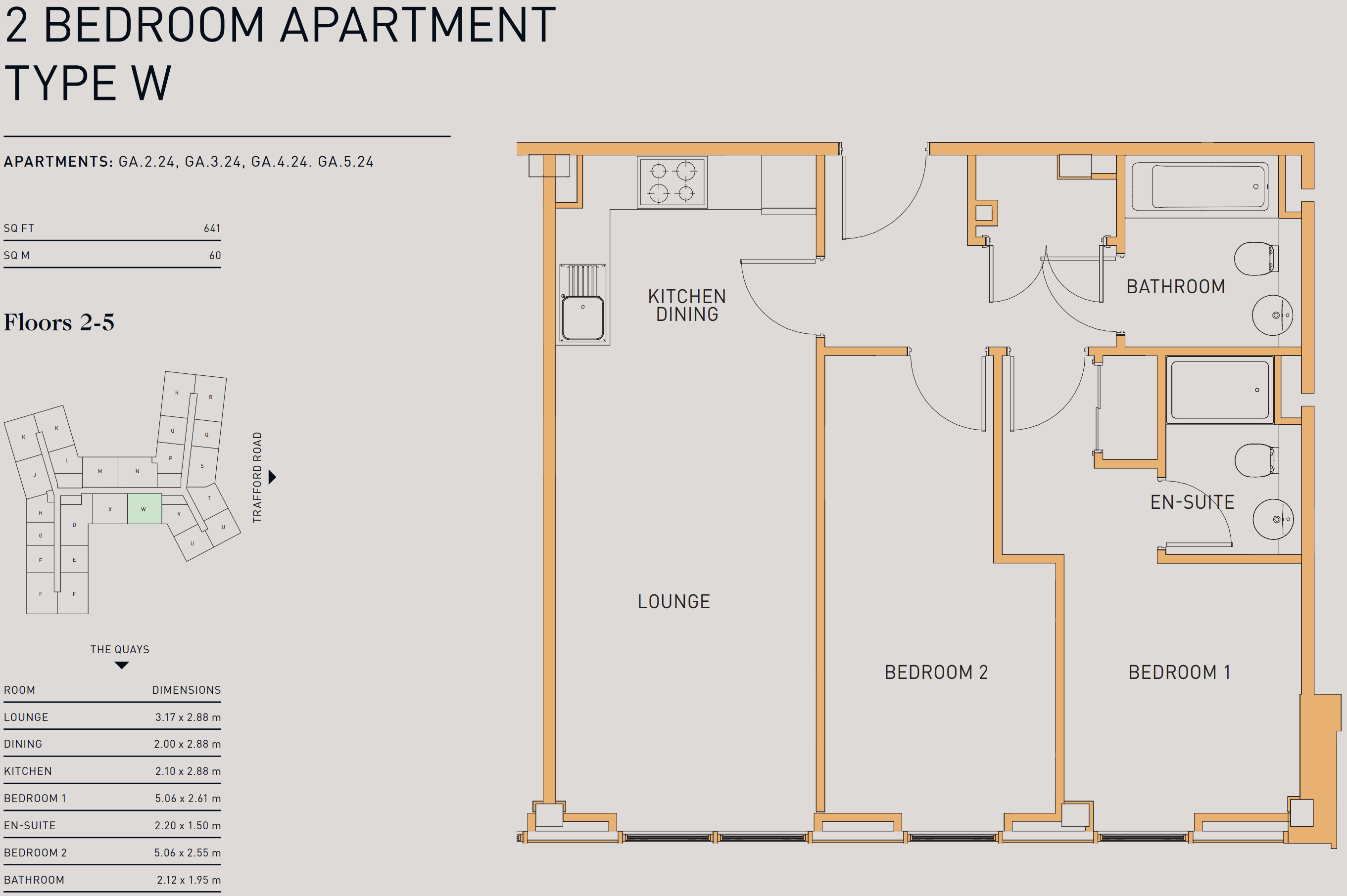 Furness Quay, Grapnel Apartments, Salford, Manchester floorplan