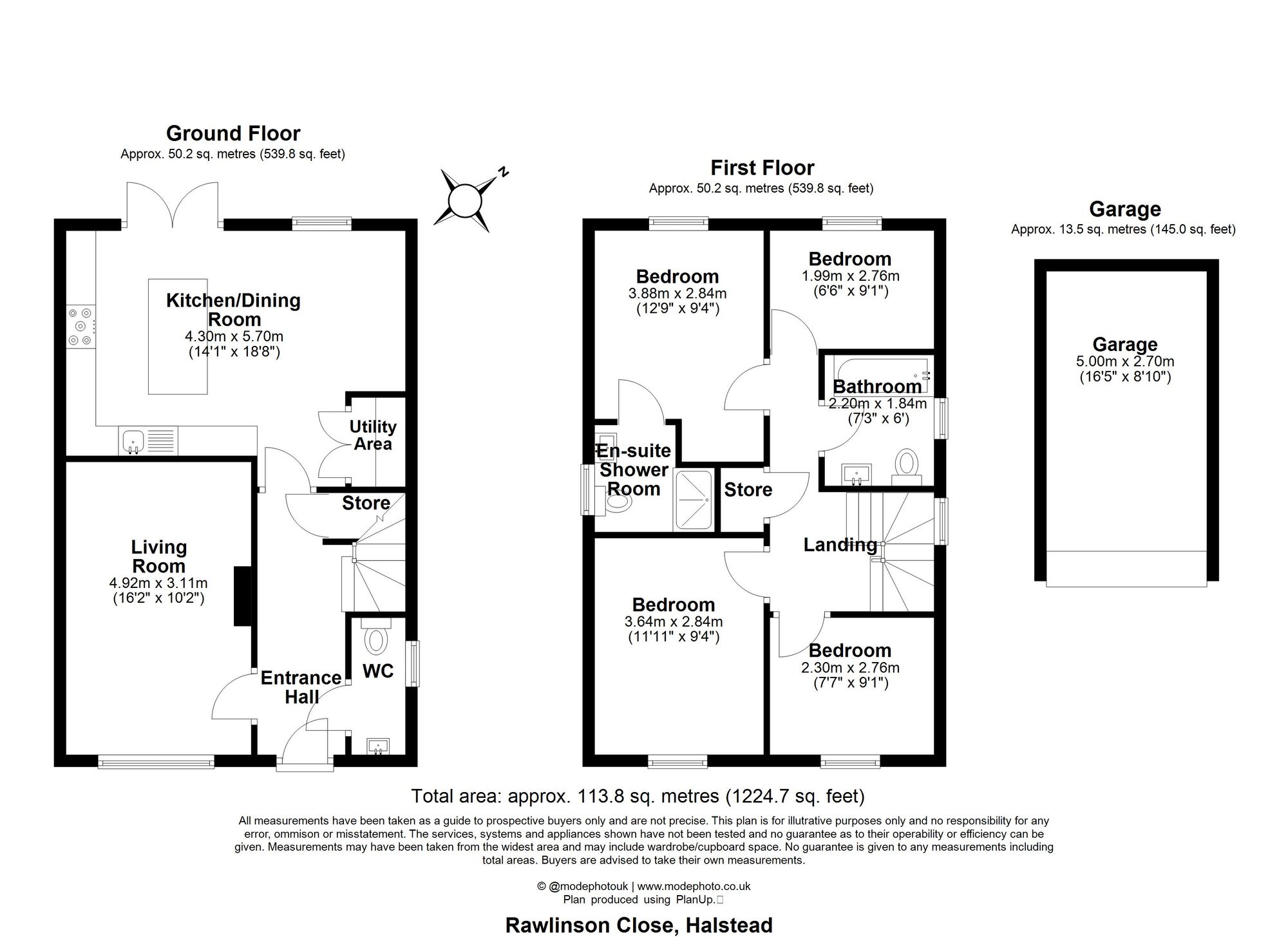 8 Rawlinson Chase, Halstead floorplan
