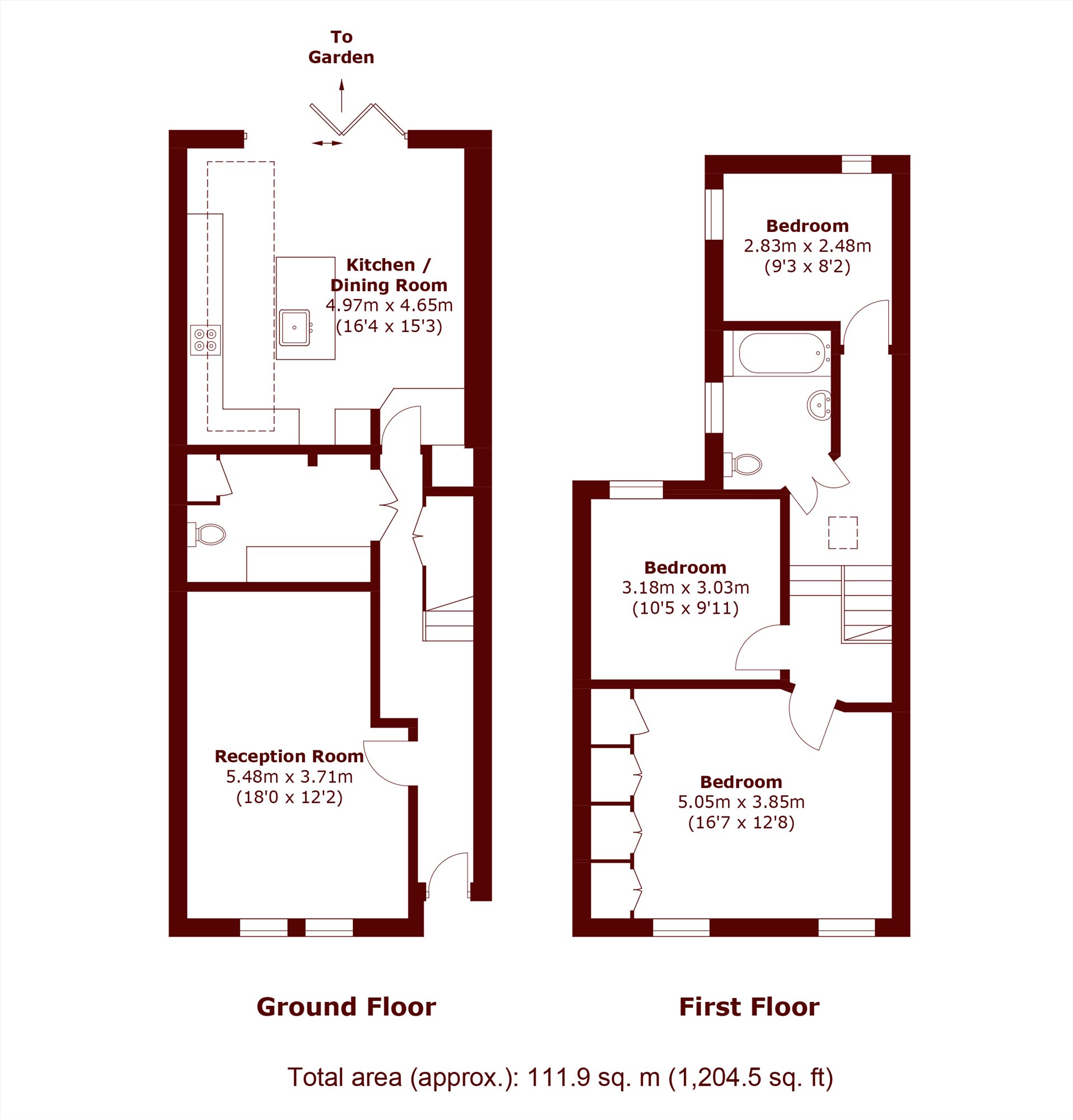 3, Mauleverer Road, London floorplan