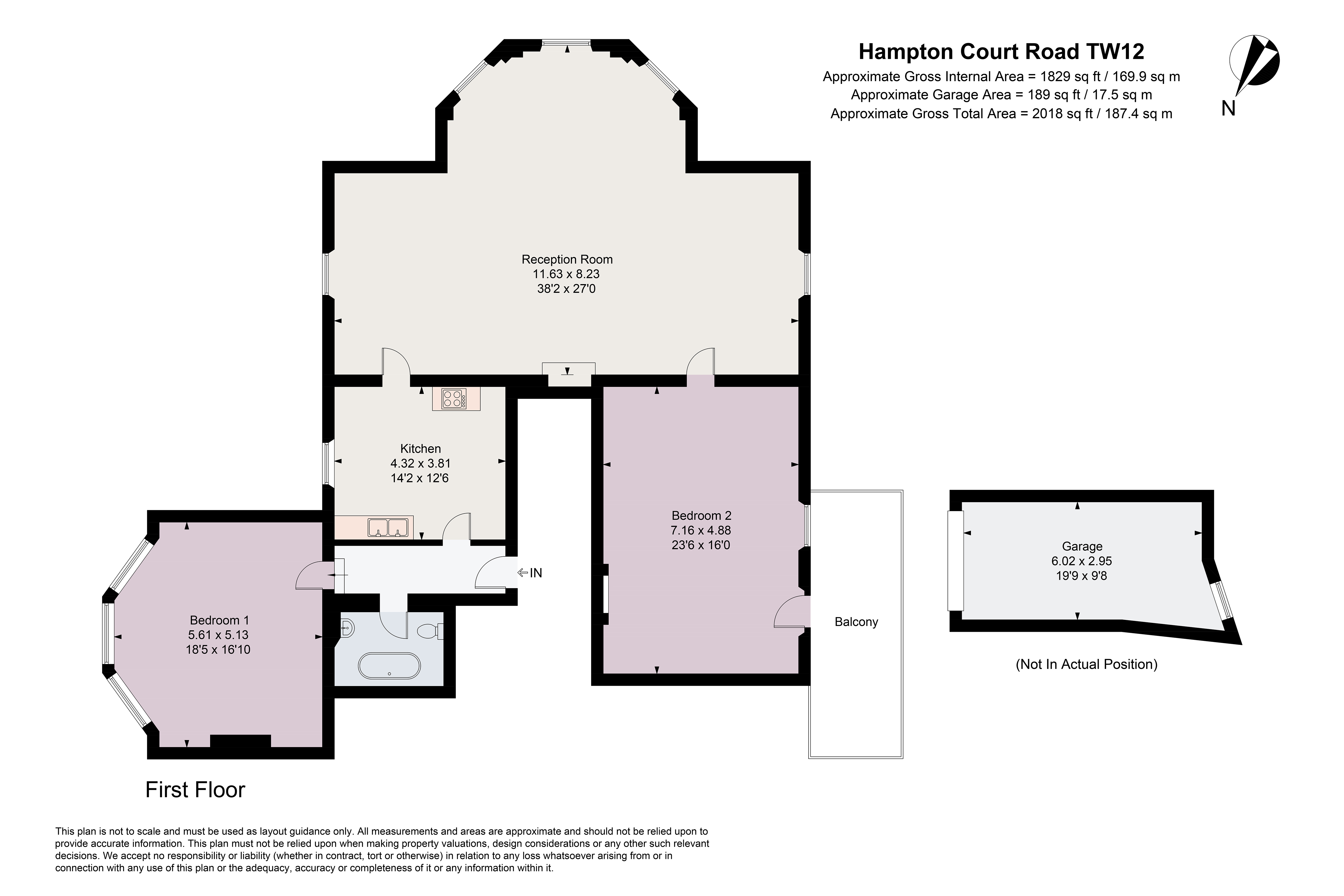 2, Garricks Villa, Hampton floorplan