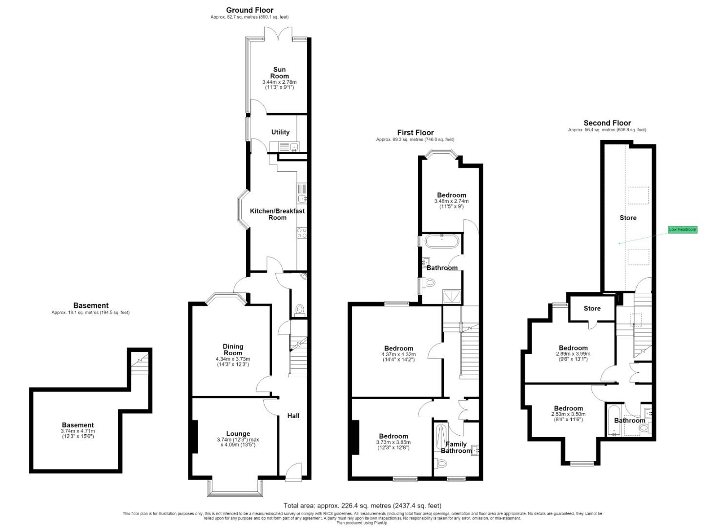 73, Lordswood Road, Birmingham floorplan