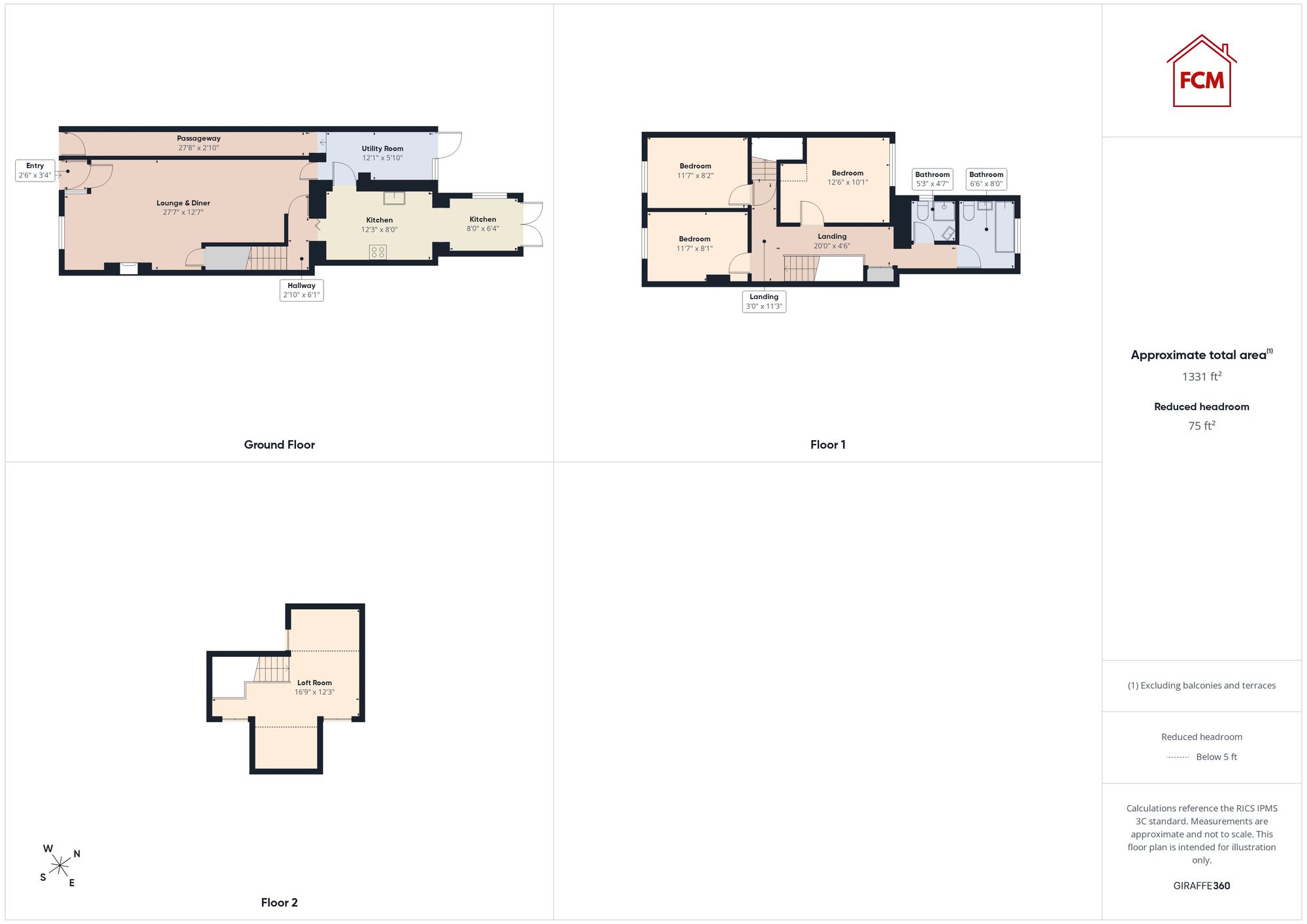 27 Arlecdon Parks Road, Frizington floorplan